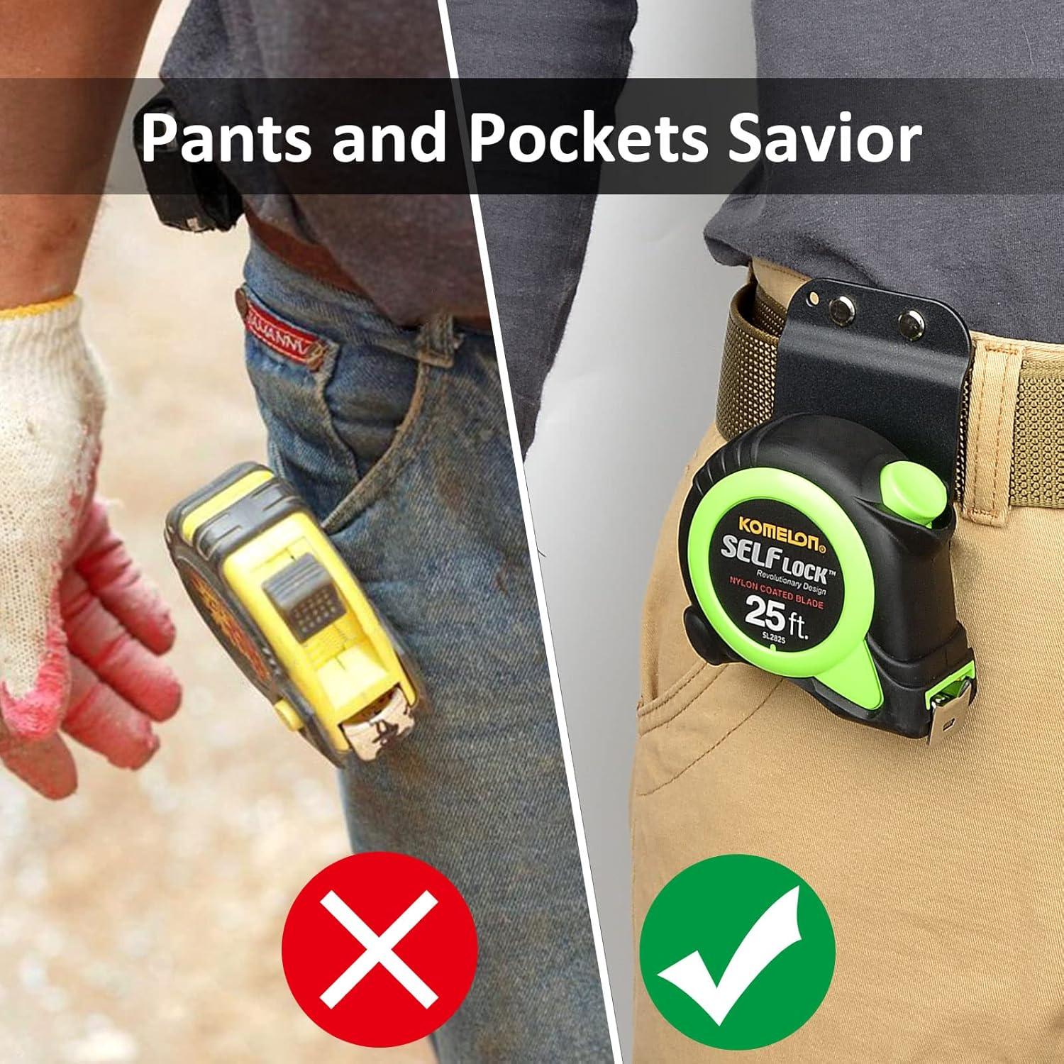 Soporte para Cinta Métrica Healvaluefit TapeCatcher Negro