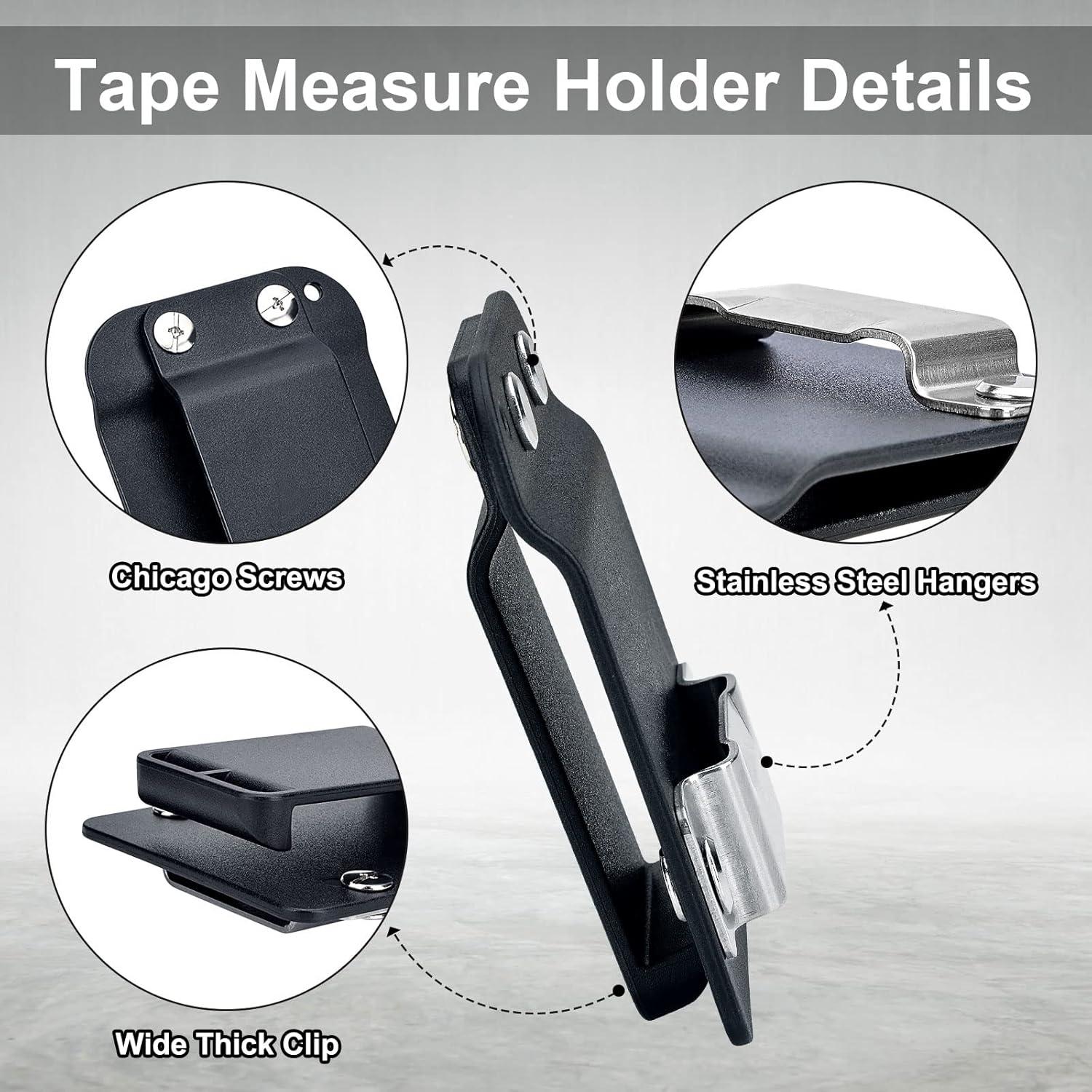 Soporte para Cinta Métrica Healvaluefit TapeCatcher Negro