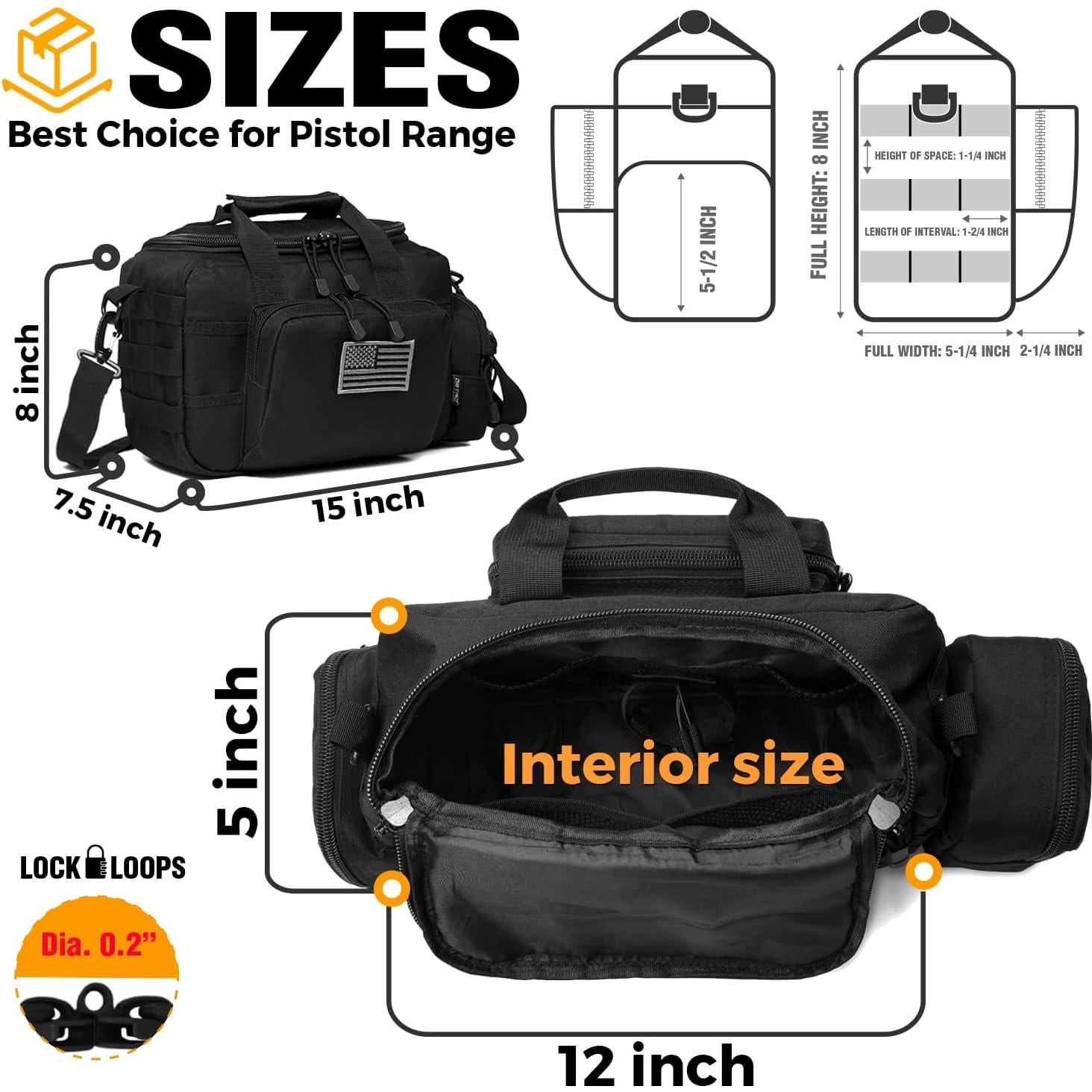 Bolsa Táctica DBTAC para 2 Pistolas con Accesorios