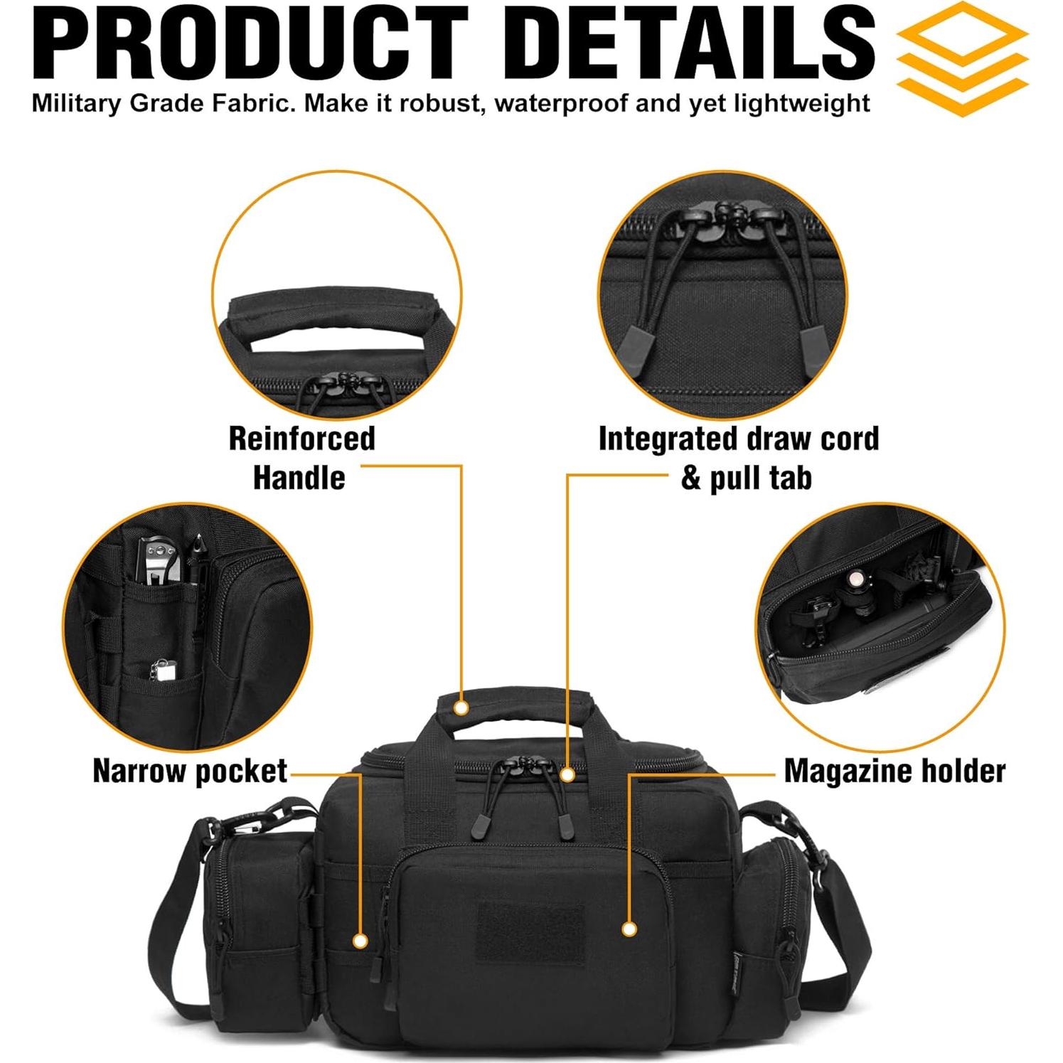 Bolsa Táctica DBTAC para 2 Pistolas con Accesorios