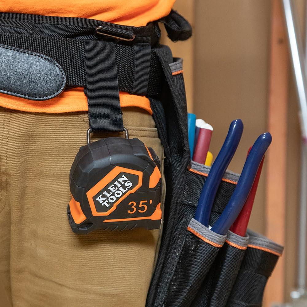 Cinta Métrica Klein Tools 9135, 10,67 m, Resistente y Precisa