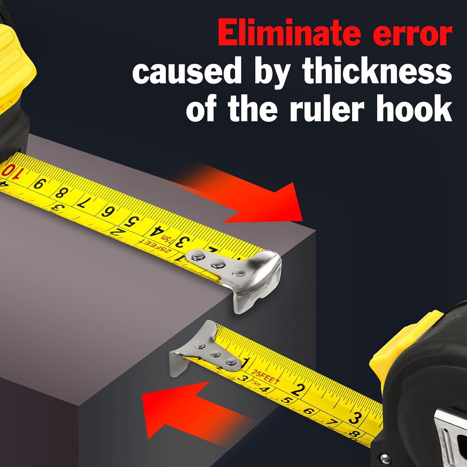 Cinta Métrica Retráctil YesBes 7,5 m Paquete de 10