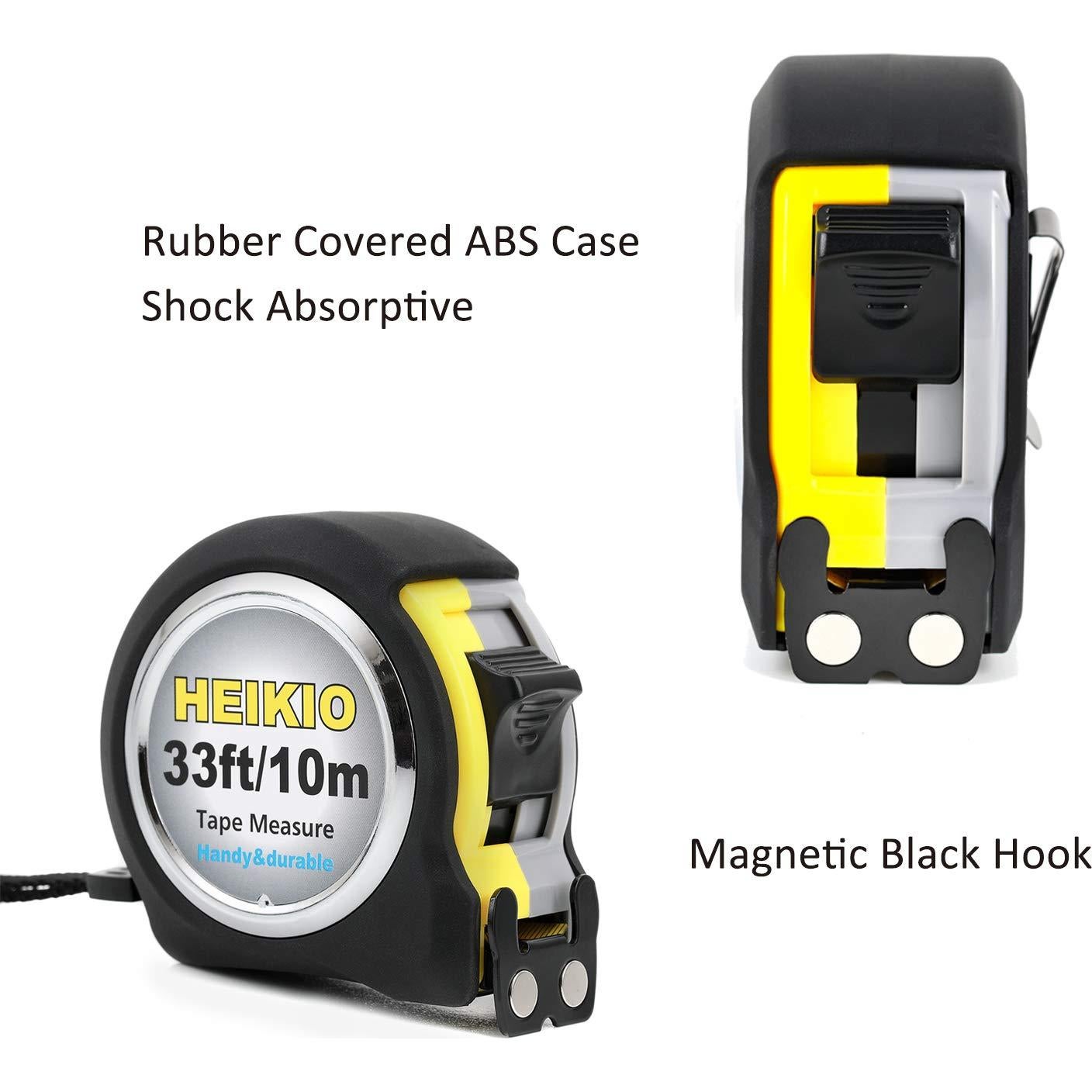 Cinta Métrica Retráctil HX 10m Doble Cara con Gancho Magnético