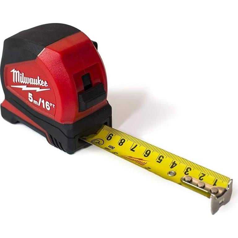 Cinta Métrica Compacta Milwaukee 5m Pro C5-16/25 Roja
