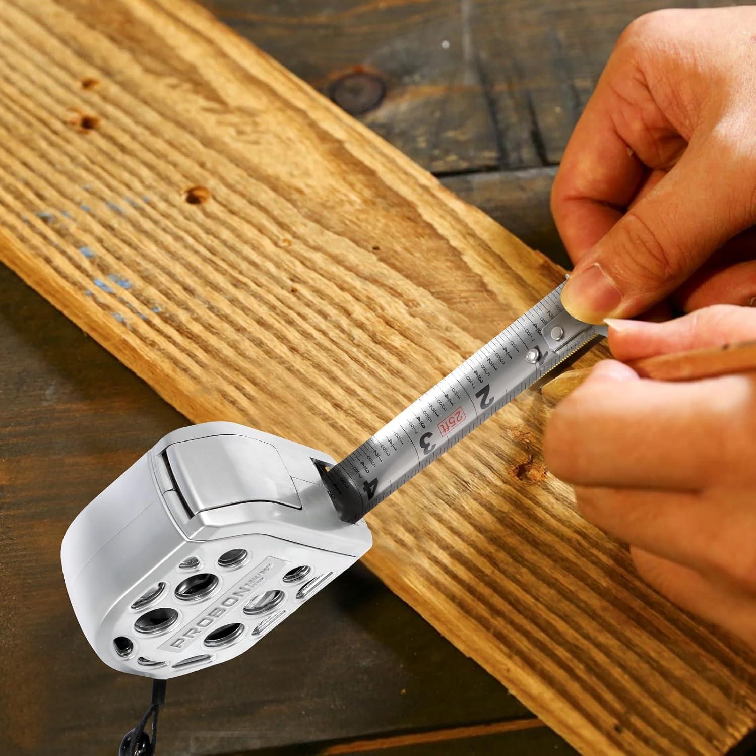 Cinta Métrica Retráctil LYIYEYAN 7.5m Acero Inoxidable