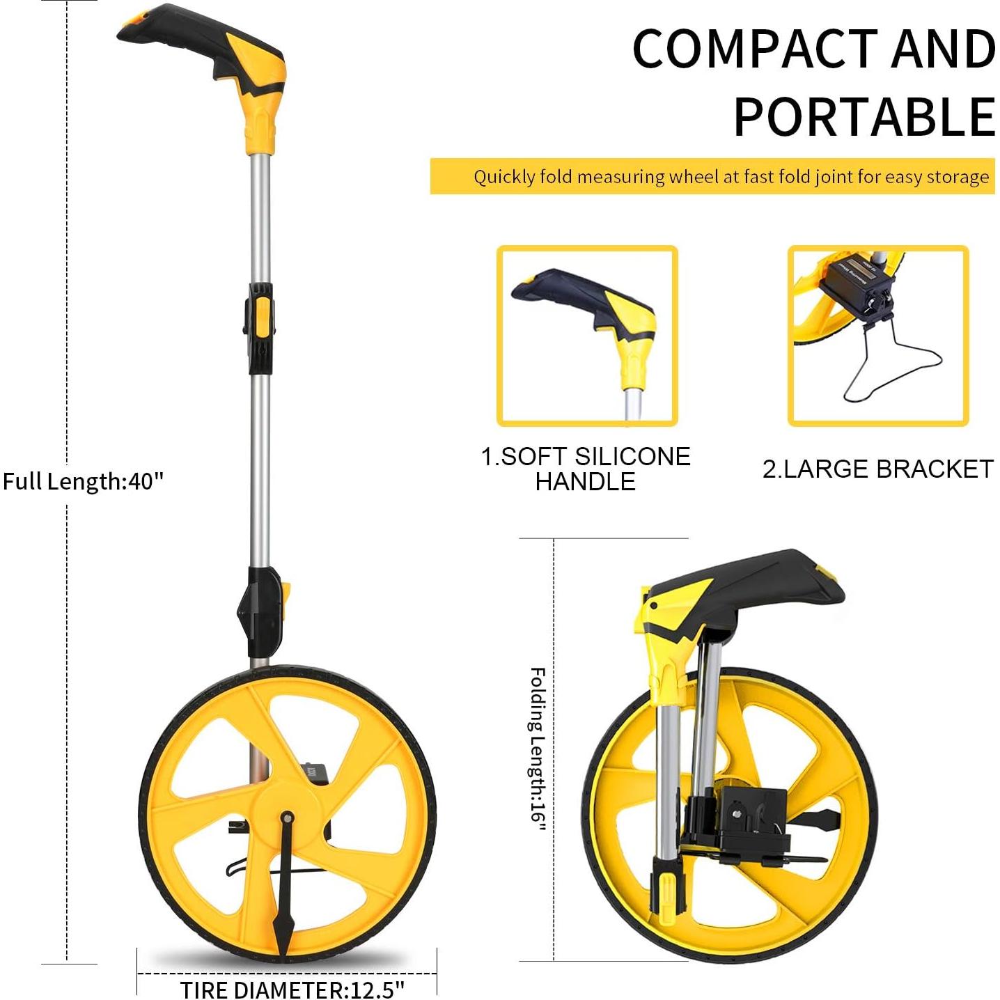 Rueda de Medición Zozen 12" Mecánica Doblable con Bolsa