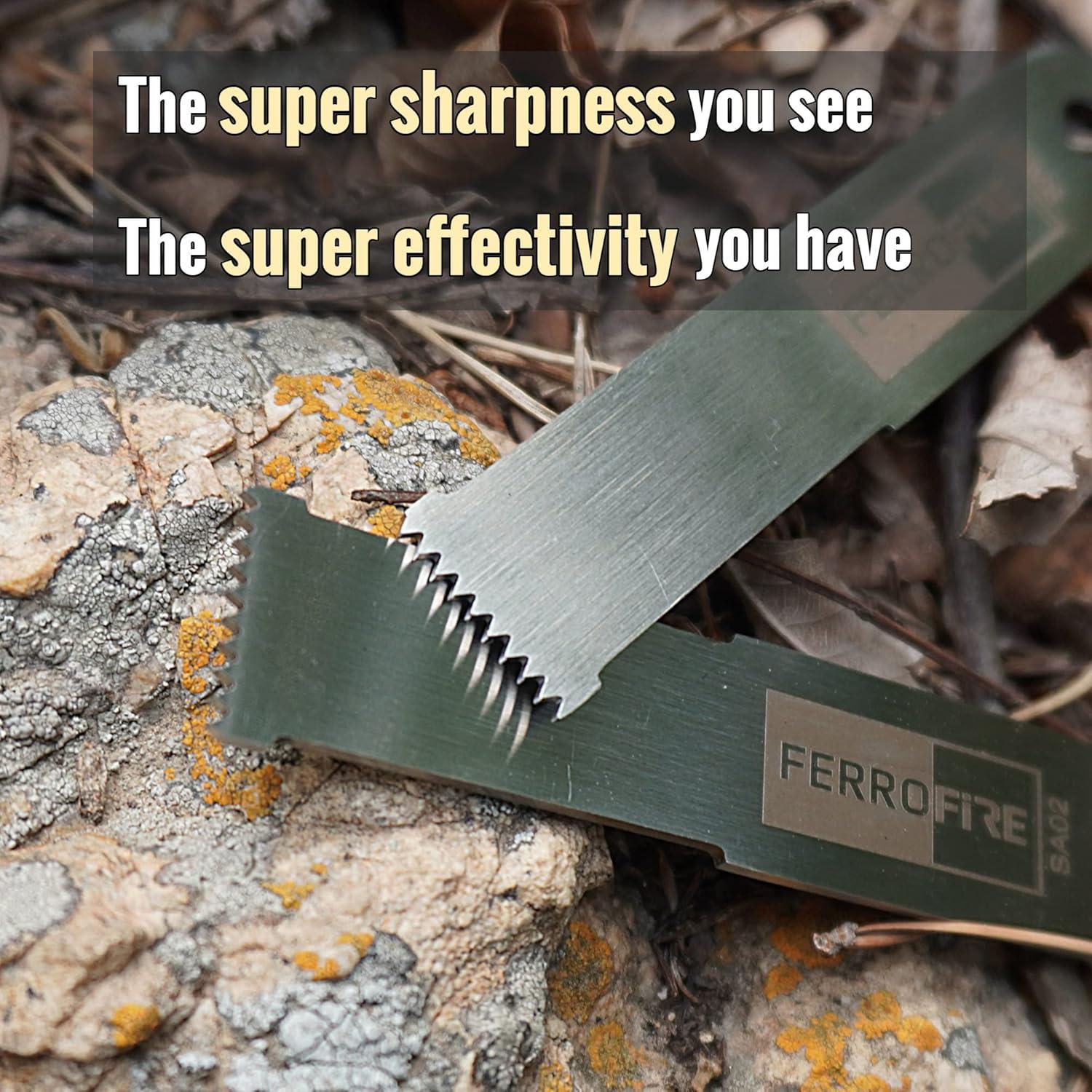 Iniciador de Fuego Ferrofire FS384 15,000 Golpes Paracord