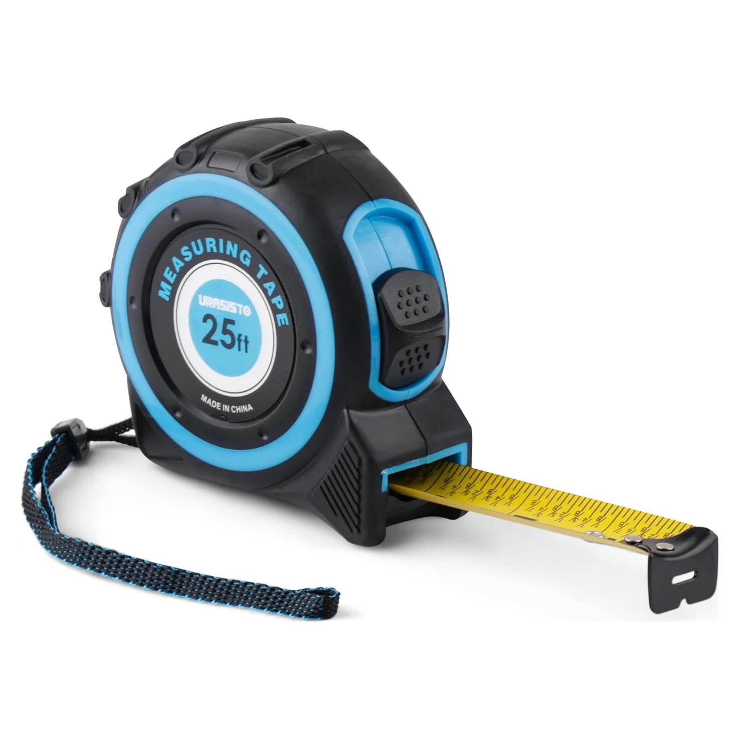 Cinta Métrica 7.6m URASISTO Retráctil con Fracciones