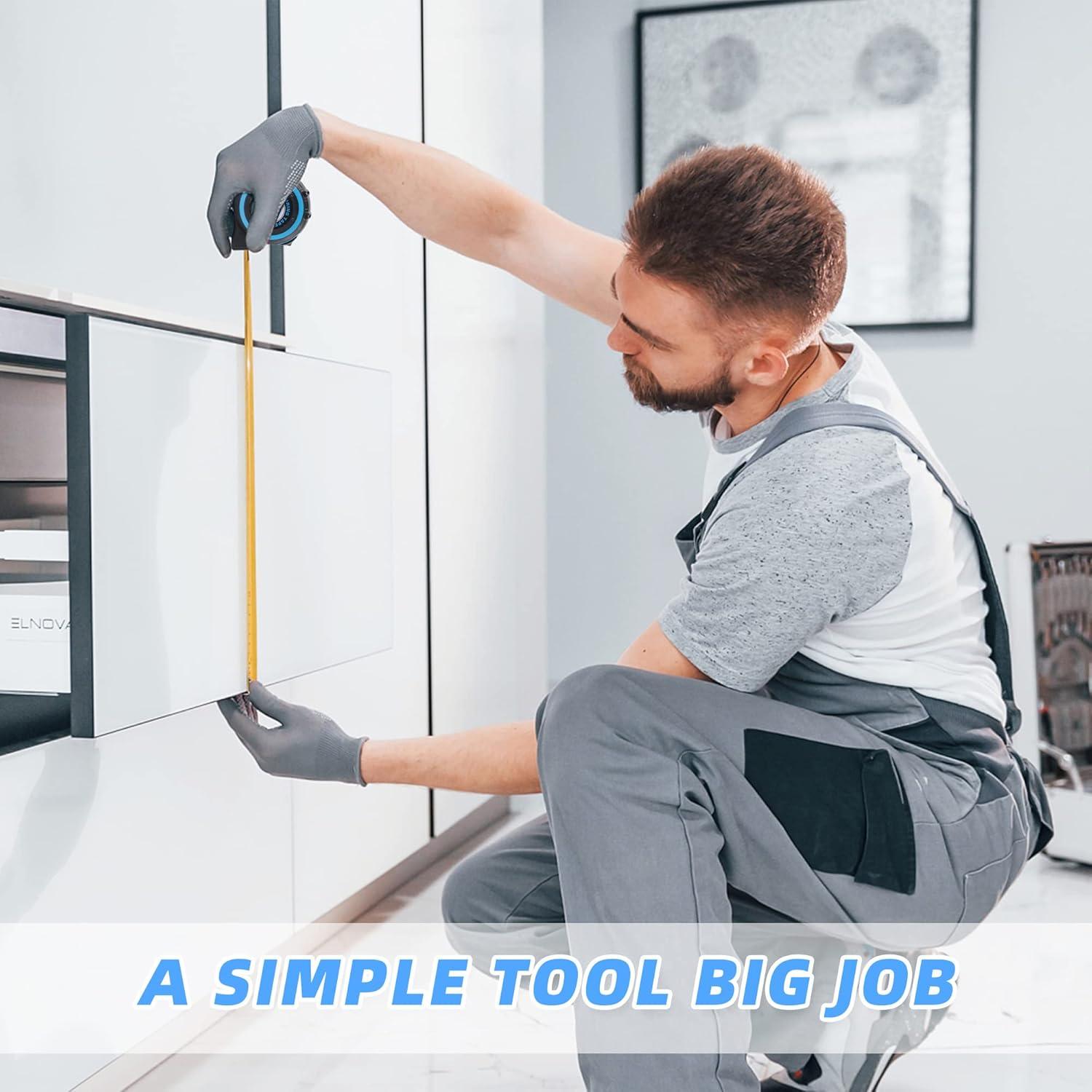 Cinta Métrica 7.6m URASISTO Retráctil con Fracciones