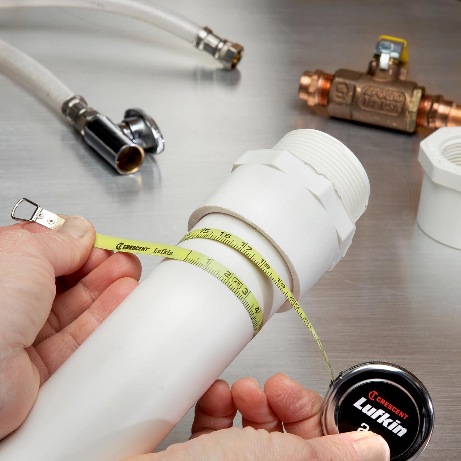 Cinta Métrica Lufkin 6mm x 2m Amarilla A20 Compacta