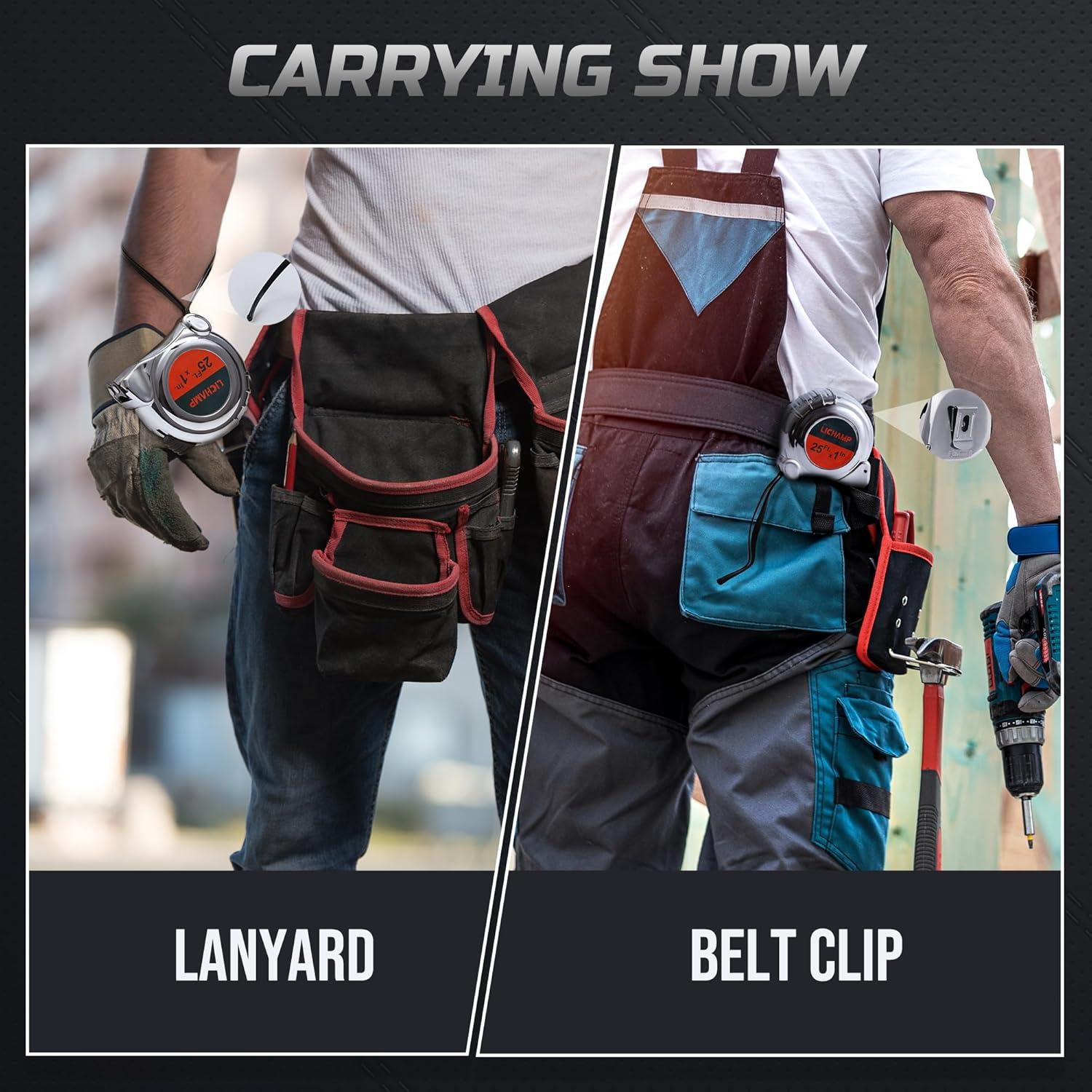 Cinta Métrica Lichamp 7.62m Magnética 6 Unidades