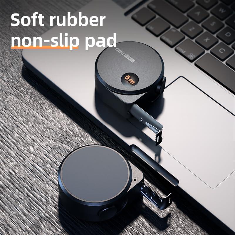 Cinta Métrica Deli 3m Retráctil Fácil Lectura Diseño Minimalista