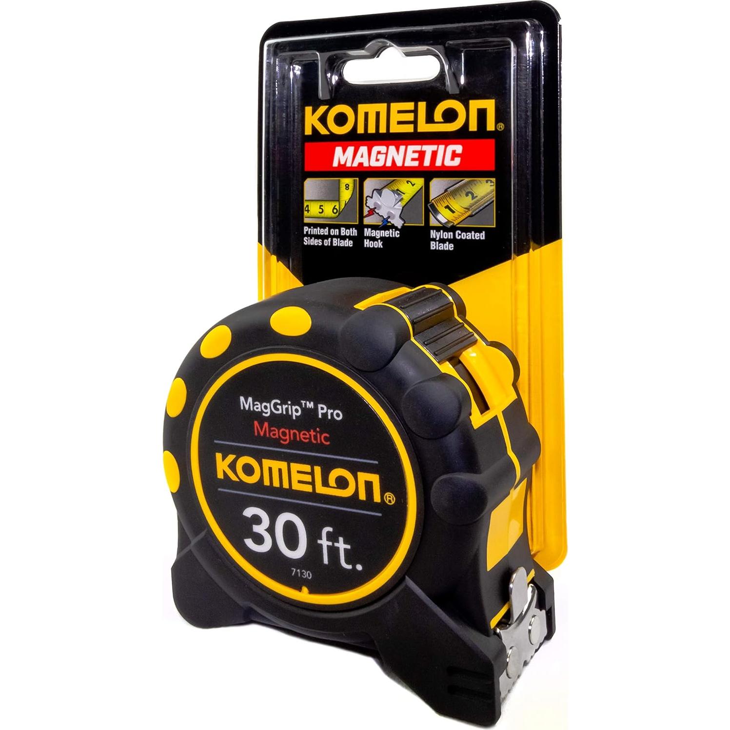 Cinta Métrica Komelon 7130 9.14m con Gancho Magnético