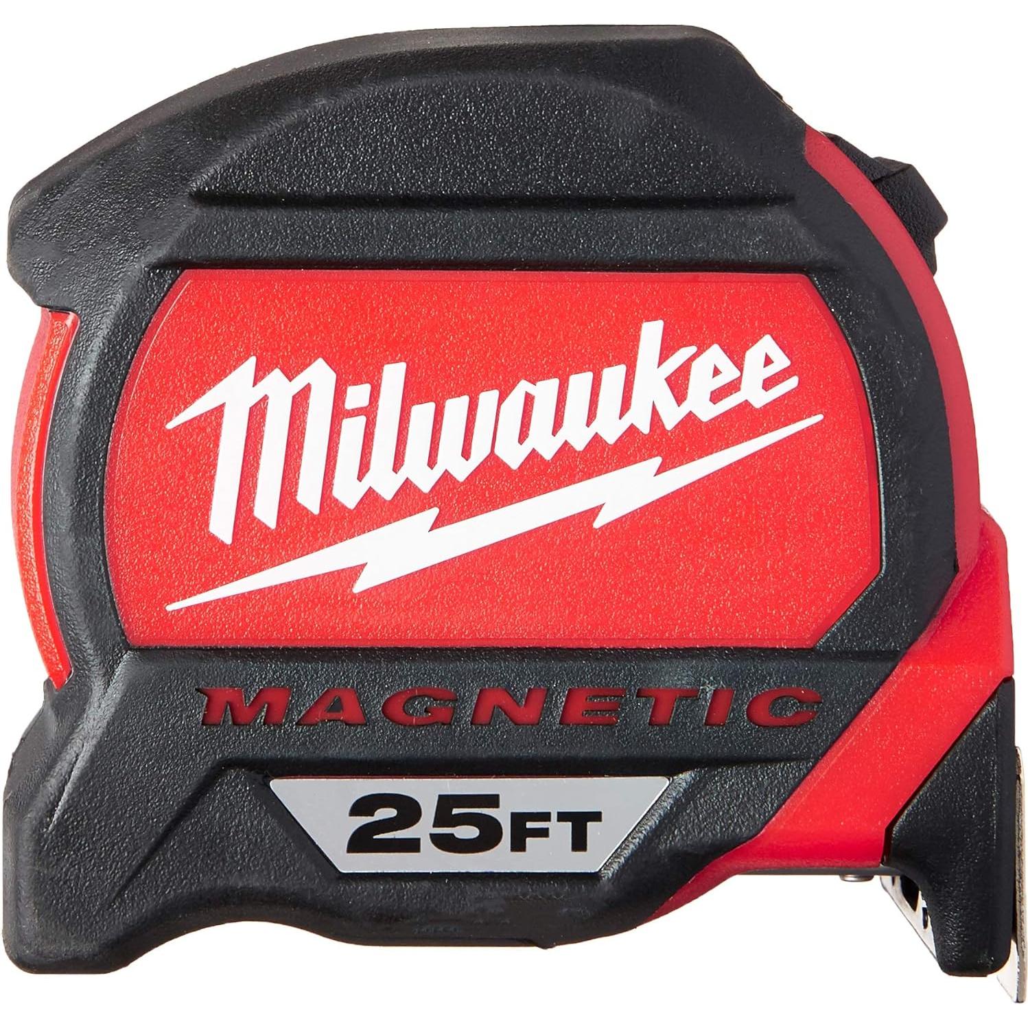 Cinta Métrica Magnética Milwaukee 7.62 m con Protección Nylon