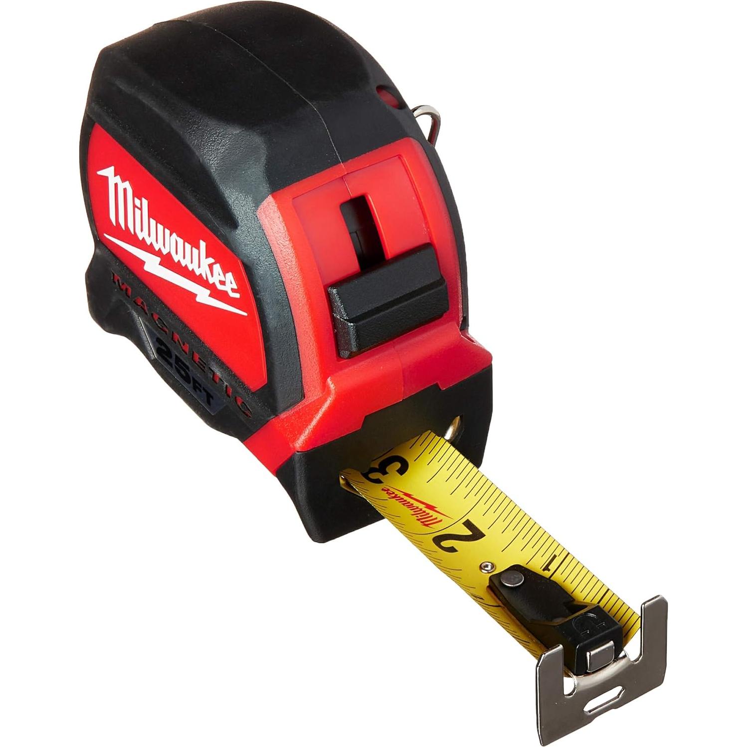 Cinta Métrica Magnética Milwaukee 7.62 m con Protección Nylon