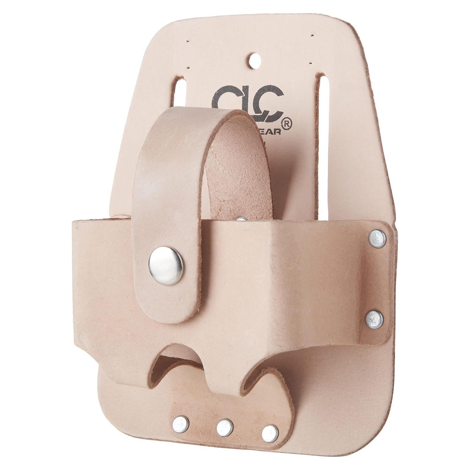 Soporte para Cinta Métrica Custom Leathercraft 464 Cuero Marrón