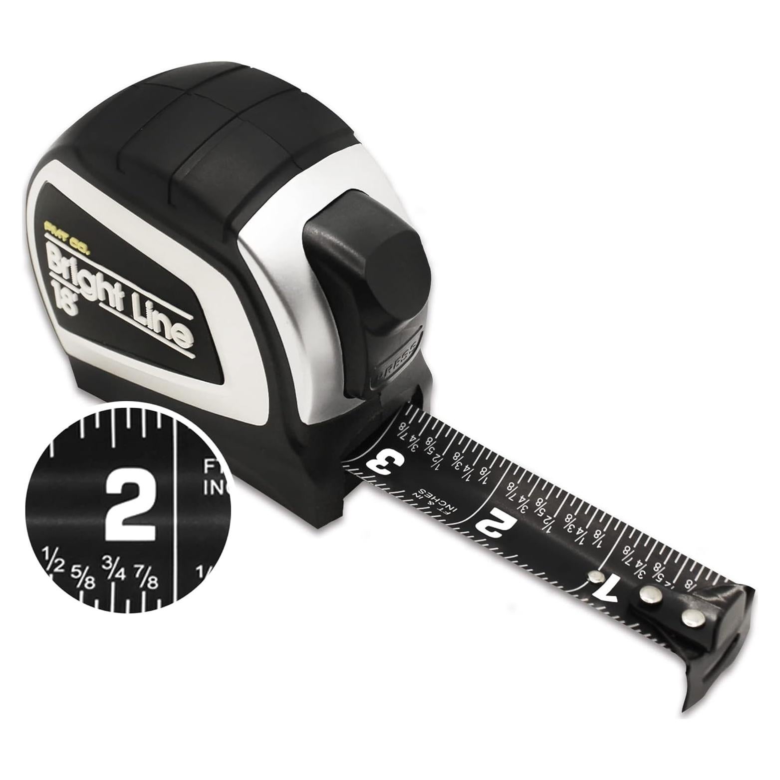 Cinta Métrica Perfecta 5.49m Doble Cara Alta Visibilidad