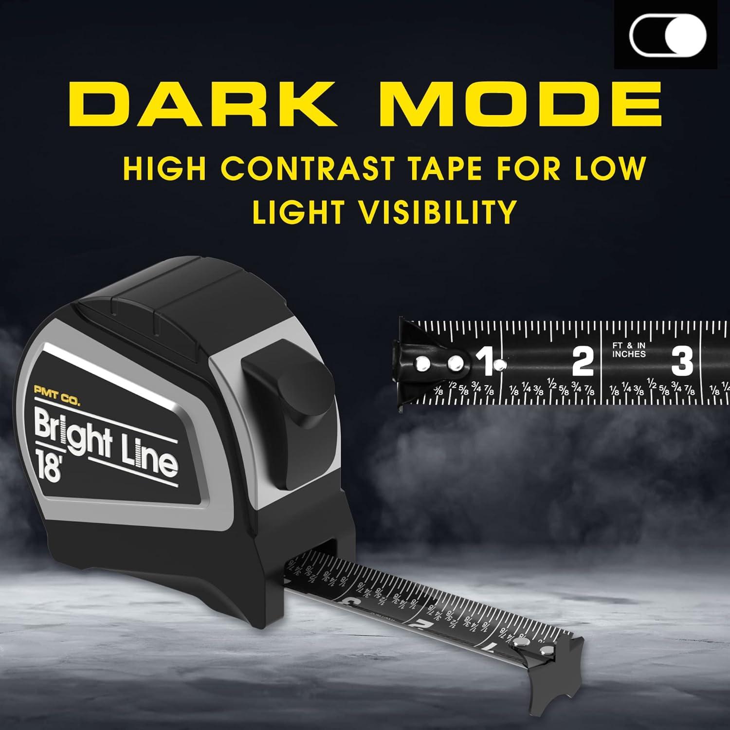 Cinta Métrica Perfecta 5.49m Doble Cara Alta Visibilidad