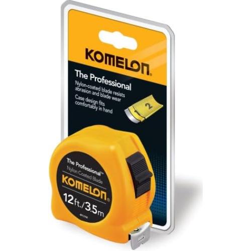 Cinta Métrica Komelon 4912IM 3,66 m Amarillo Profesional