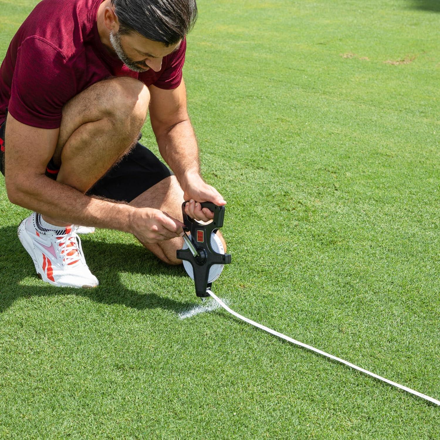 Cinta Métrica Champion Sports 30 m Carrete Abierto Multicolor