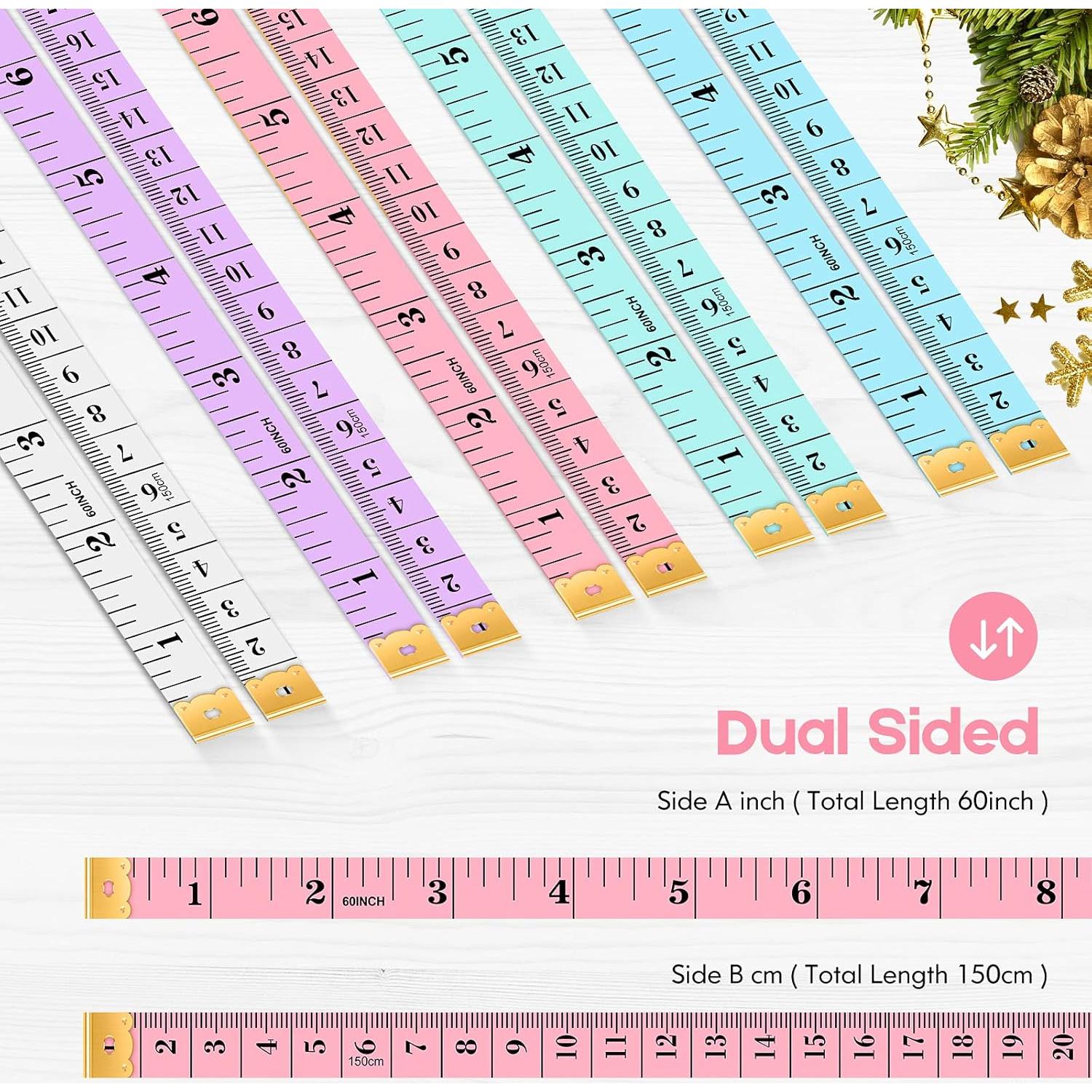 Cinta Métrica Suave iBayam 5-Pack 150 cm Doble Escala