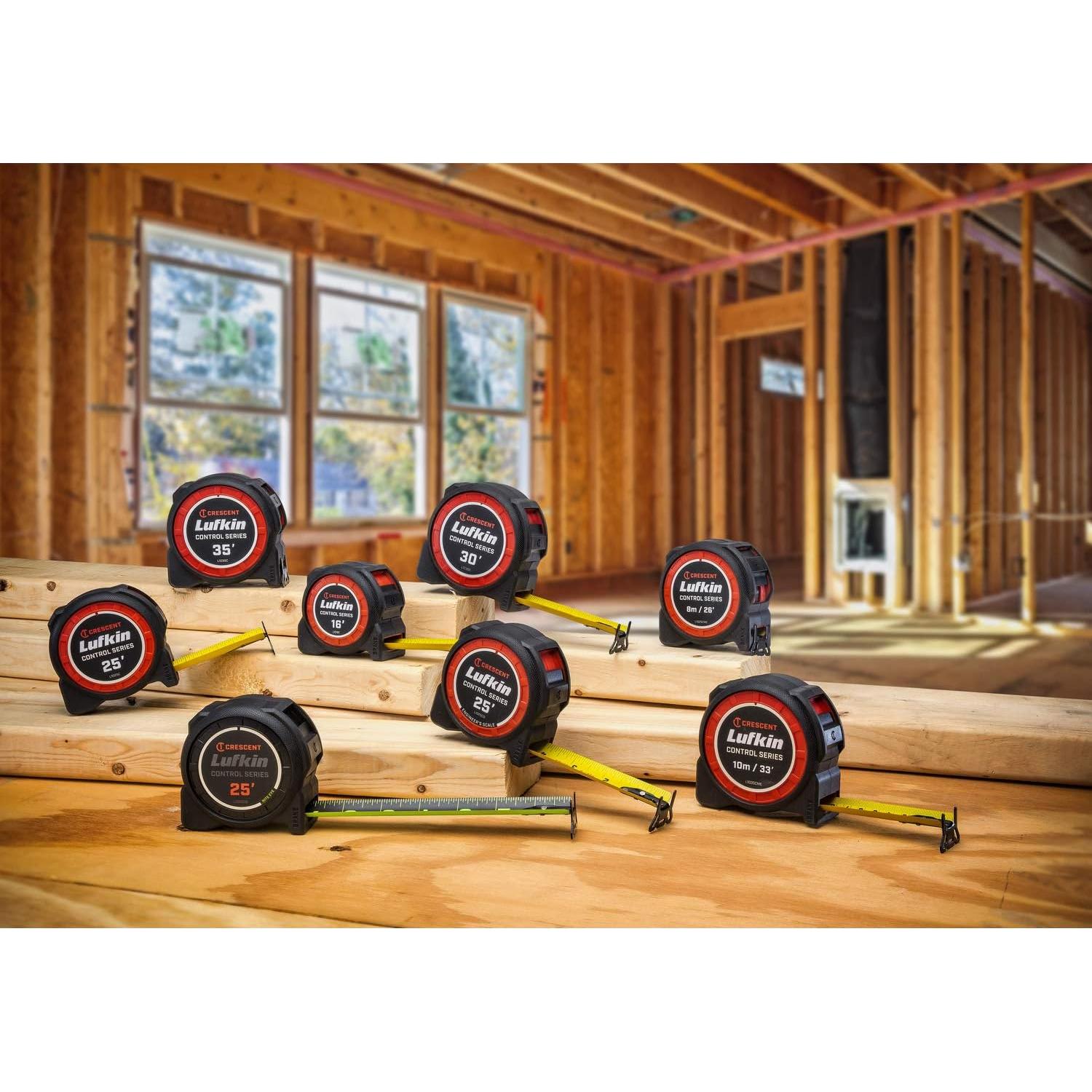 Cinta Métrica Lufkin Control 3,02 cm x 3,66 m Profesional