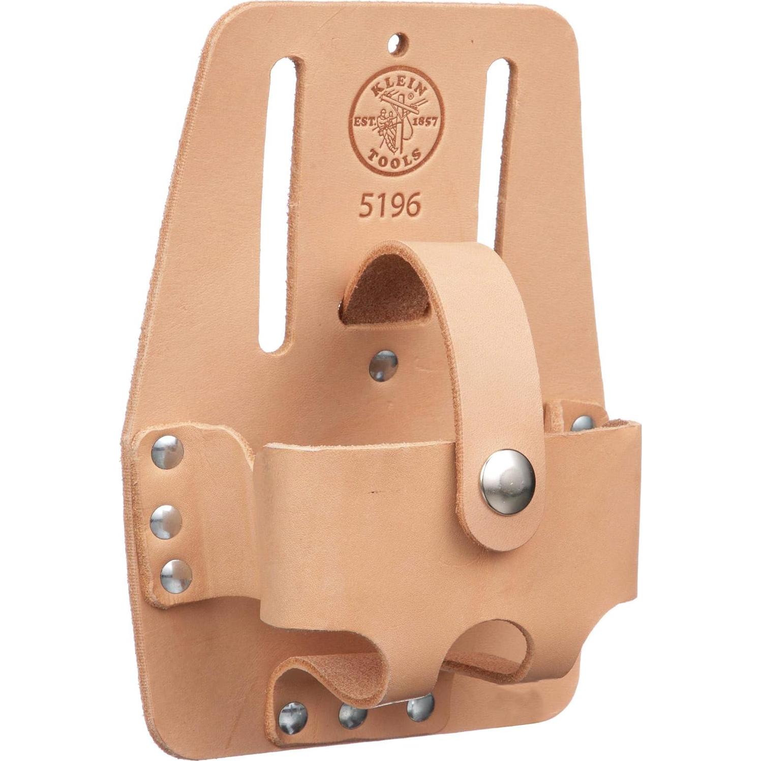 Soporte para Cinta Métrica Klein 5196 Cuero Grande