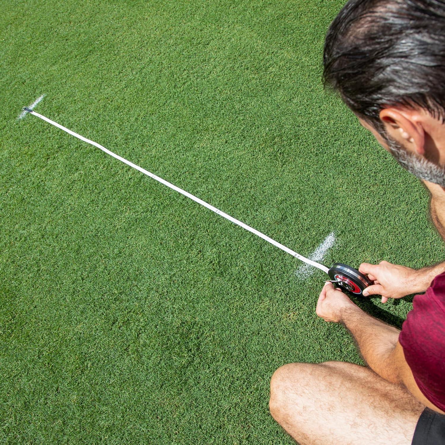 Cinta Métrica Champion Sports 15 m Carrete Cerrado Fibra