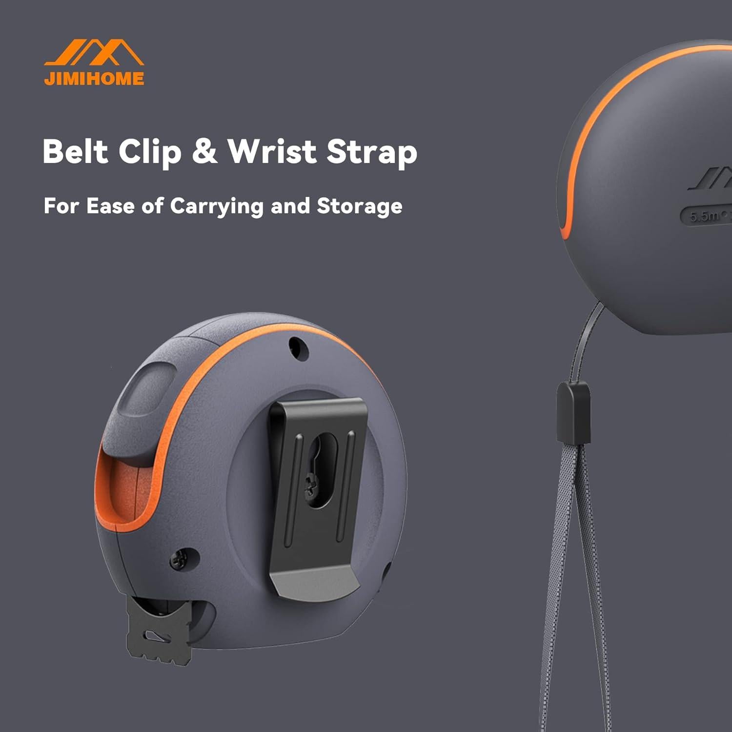 Cinta de Medir JIMIHOME 3.66 m Resistente y Compacta