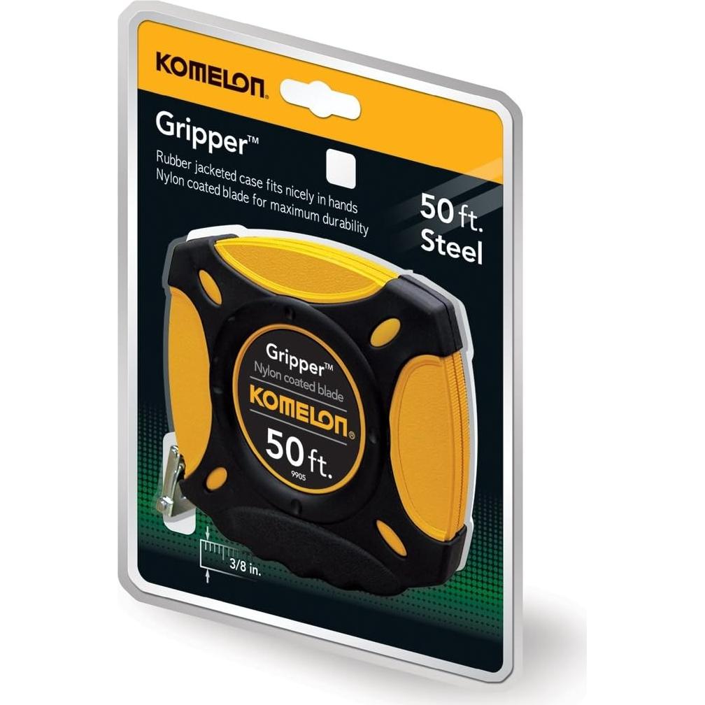 Cinta Métrica Komelon 9905 15.24m Acero Nylon Negro