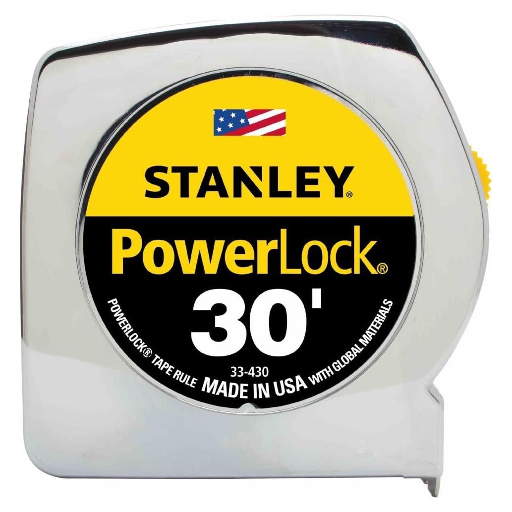 Cinta Métrica Stanley 33-430 9.14m x 2.54cm - Paquete de 4