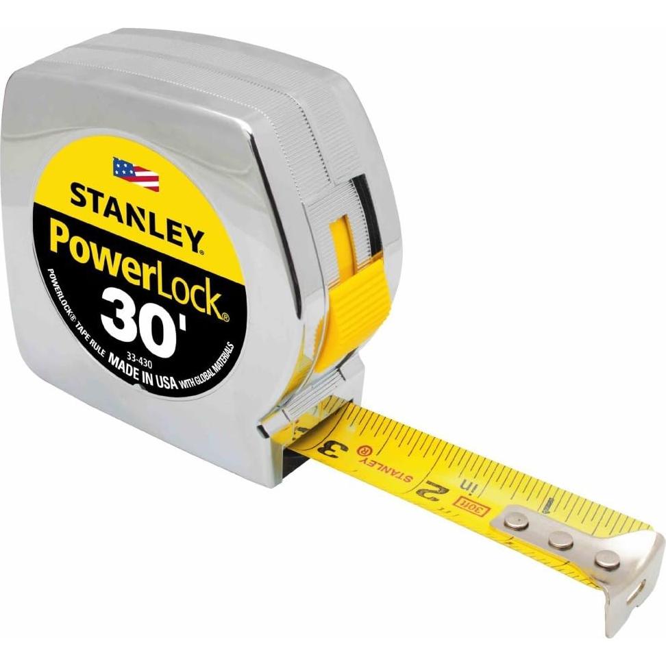 Cinta Métrica Stanley 33-430 9.14m x 2.54cm - Paquete de 4