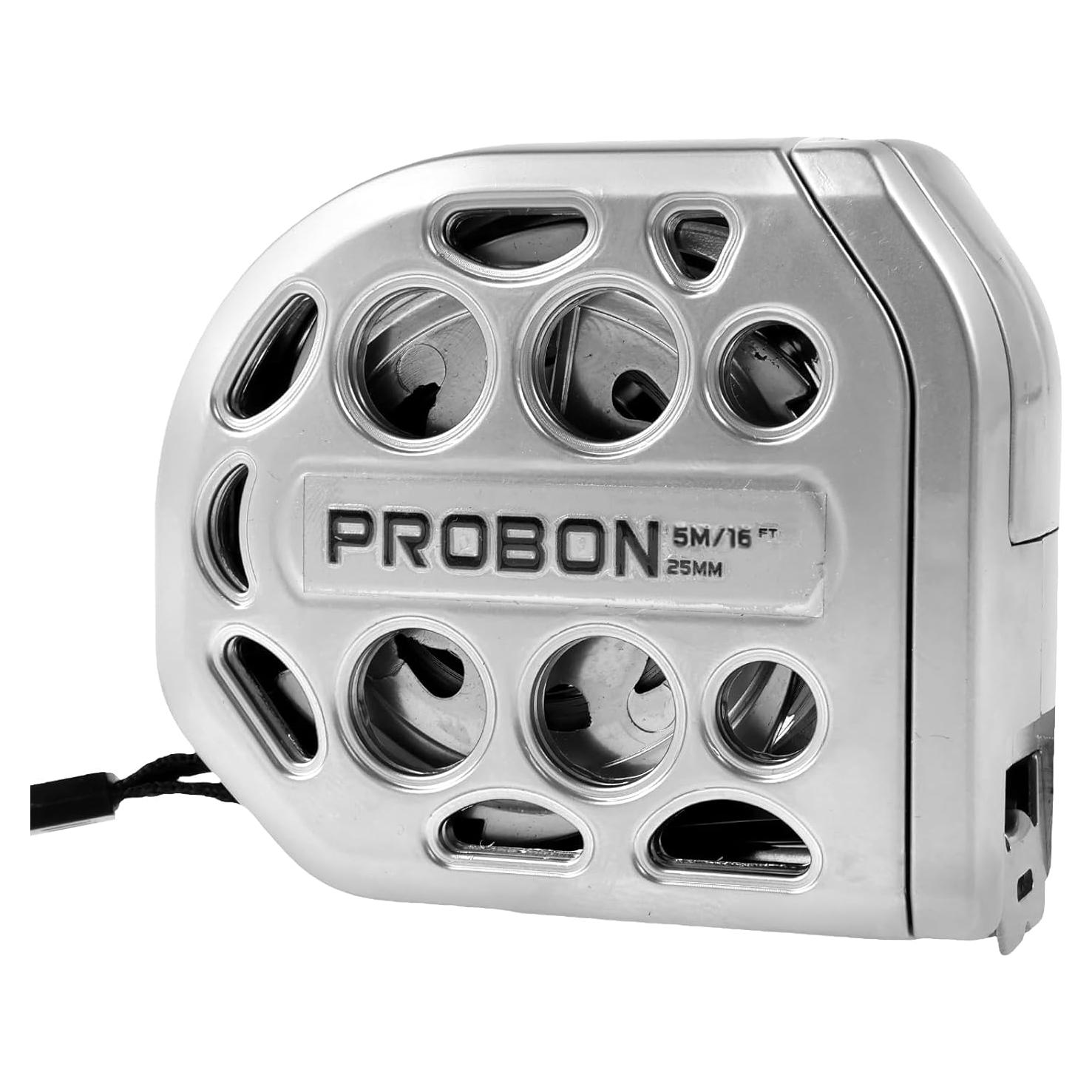 Cinta Métrica Hevtsde 5 m Acero Inoxidable Doble Escala