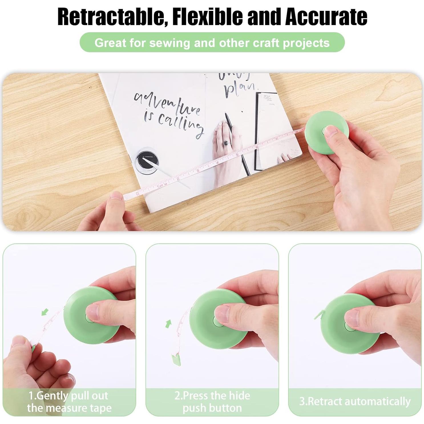 Cinta Métrica Retráctil BUSHIBU 152,4 cm Paquete de 12