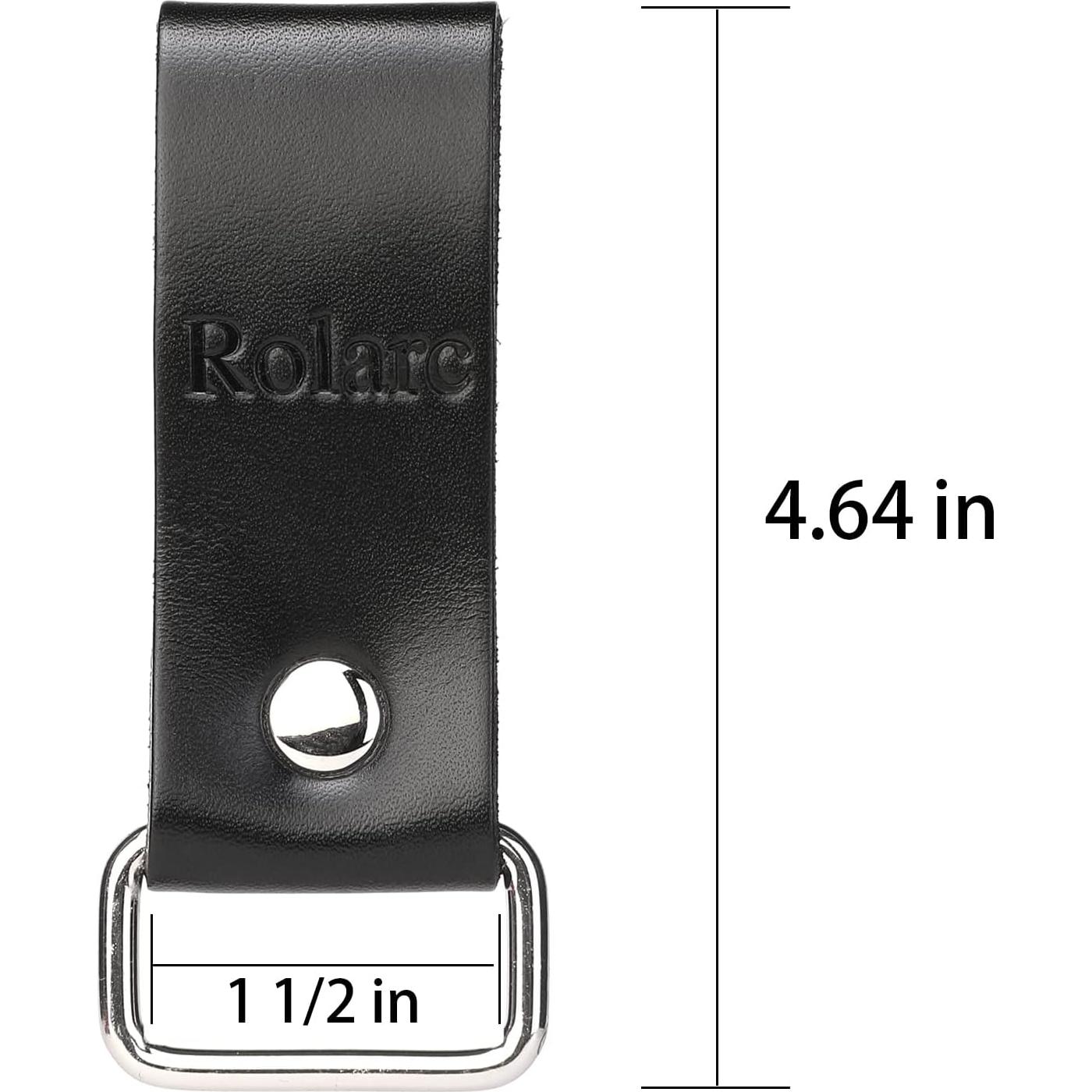Soporte para Cinta Métrica Rolarc Herramienta 002 Cuero Negro