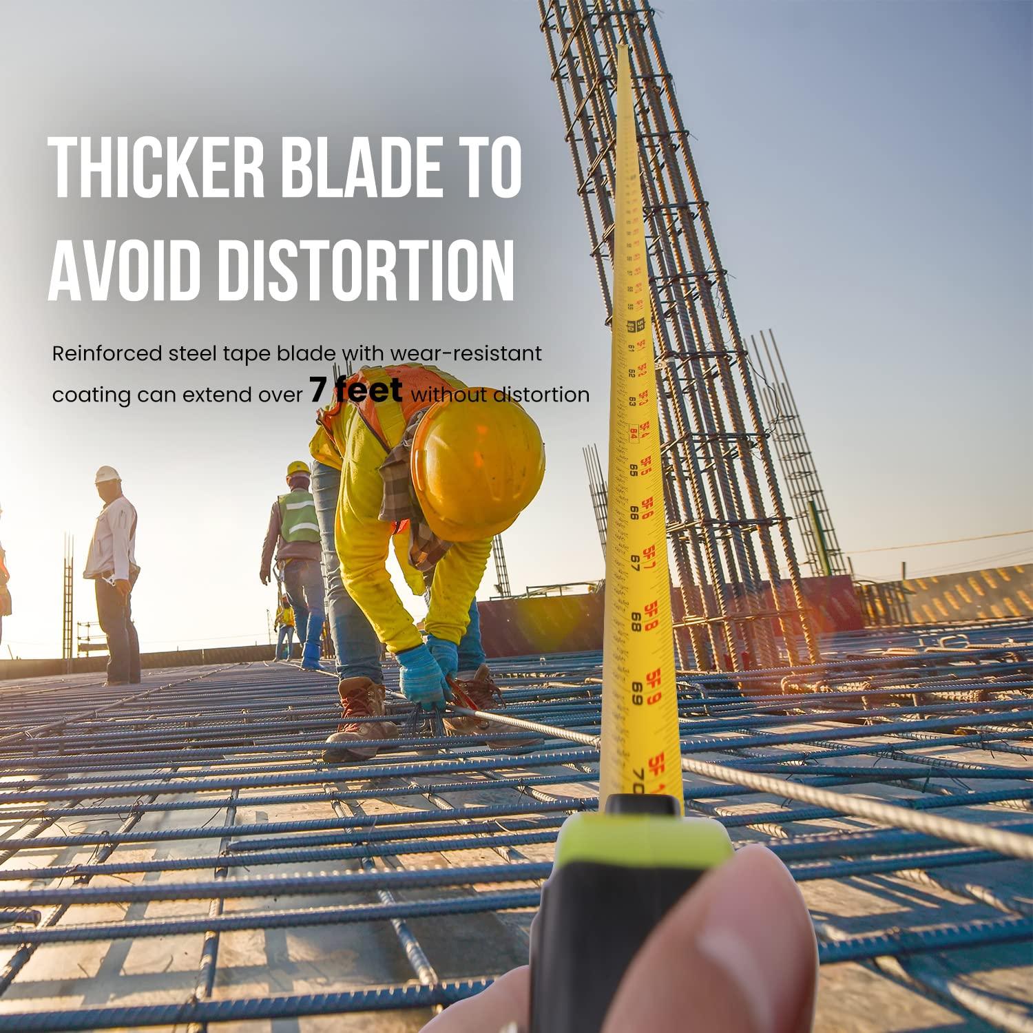 Cinta Métrica Lichamp 7.62 m Paquete de 6 Fácil Lectura