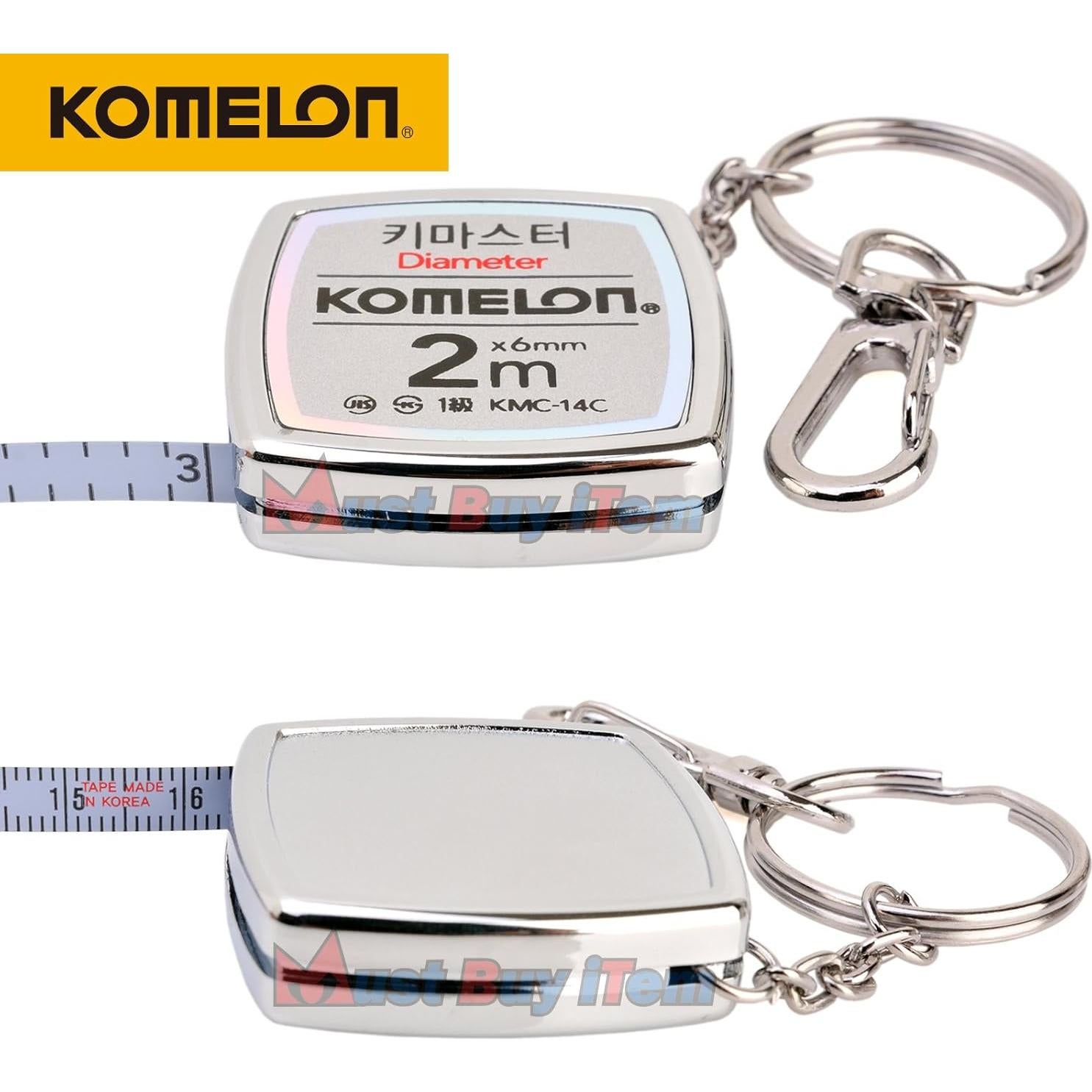 Medidor de Cinta Métrica Komelon KMC-14C 2m con Llavero
