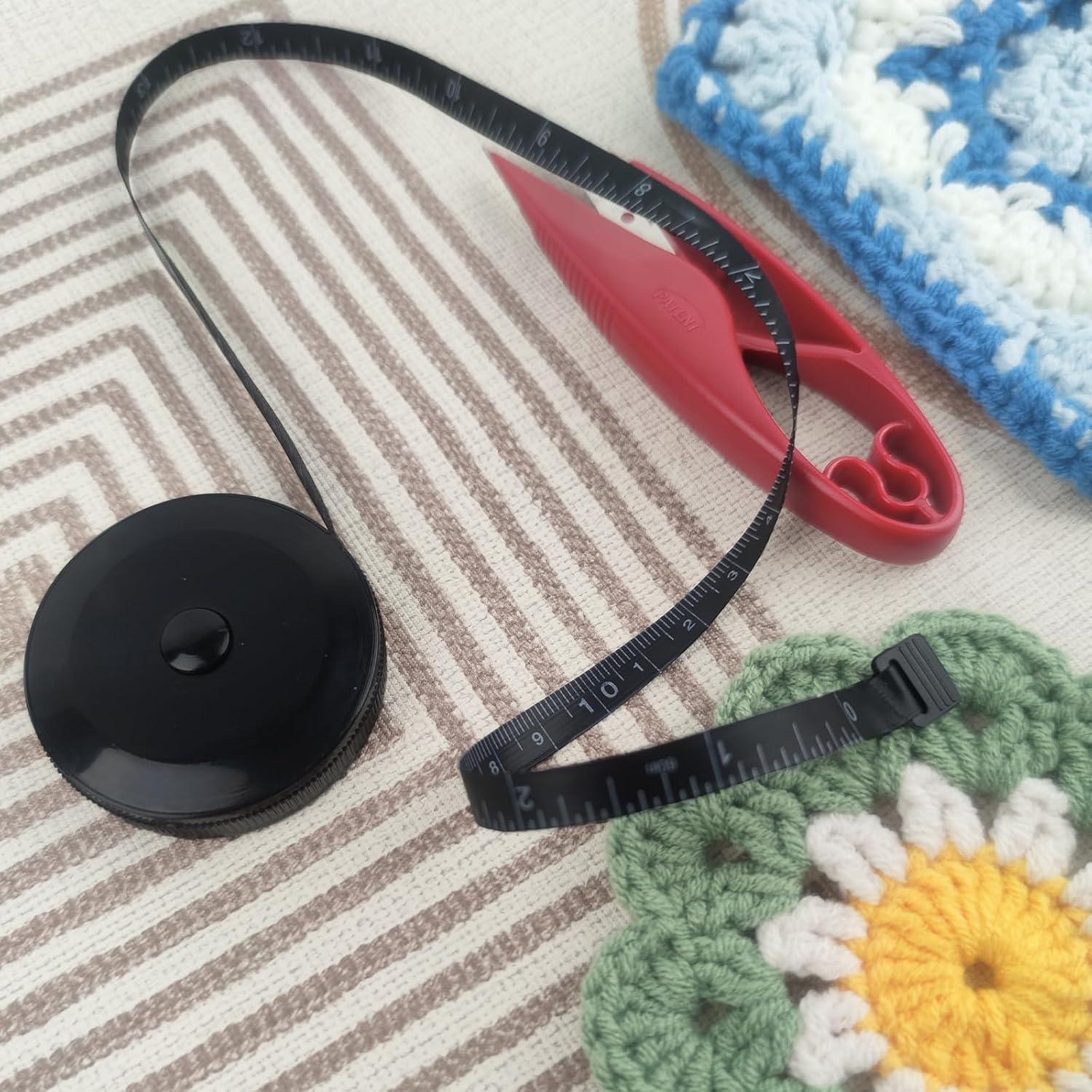 Cinta Métrica Retráctil GDMINLO 3 Piezas 150 cm Negra