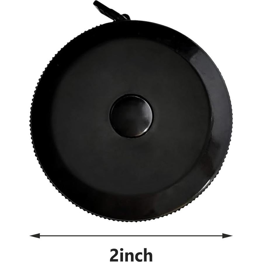 Cinta Métrica Retráctil GDMINLO 3 Piezas 150 cm Negra