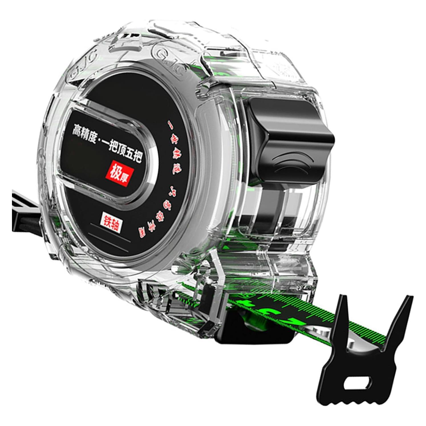 Cinta Métrica Retráctil Hilitand 5m Acero Inoxidable Gruesa