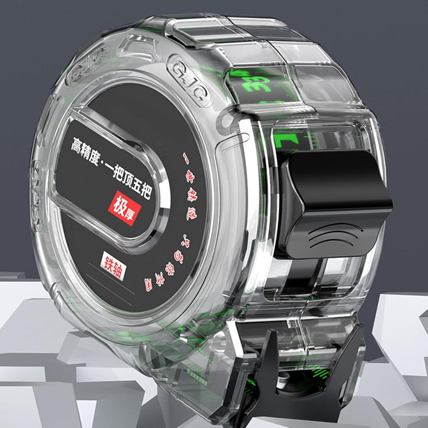 Cinta Métrica Retráctil Hilitand 5m Acero Inoxidable Gruesa