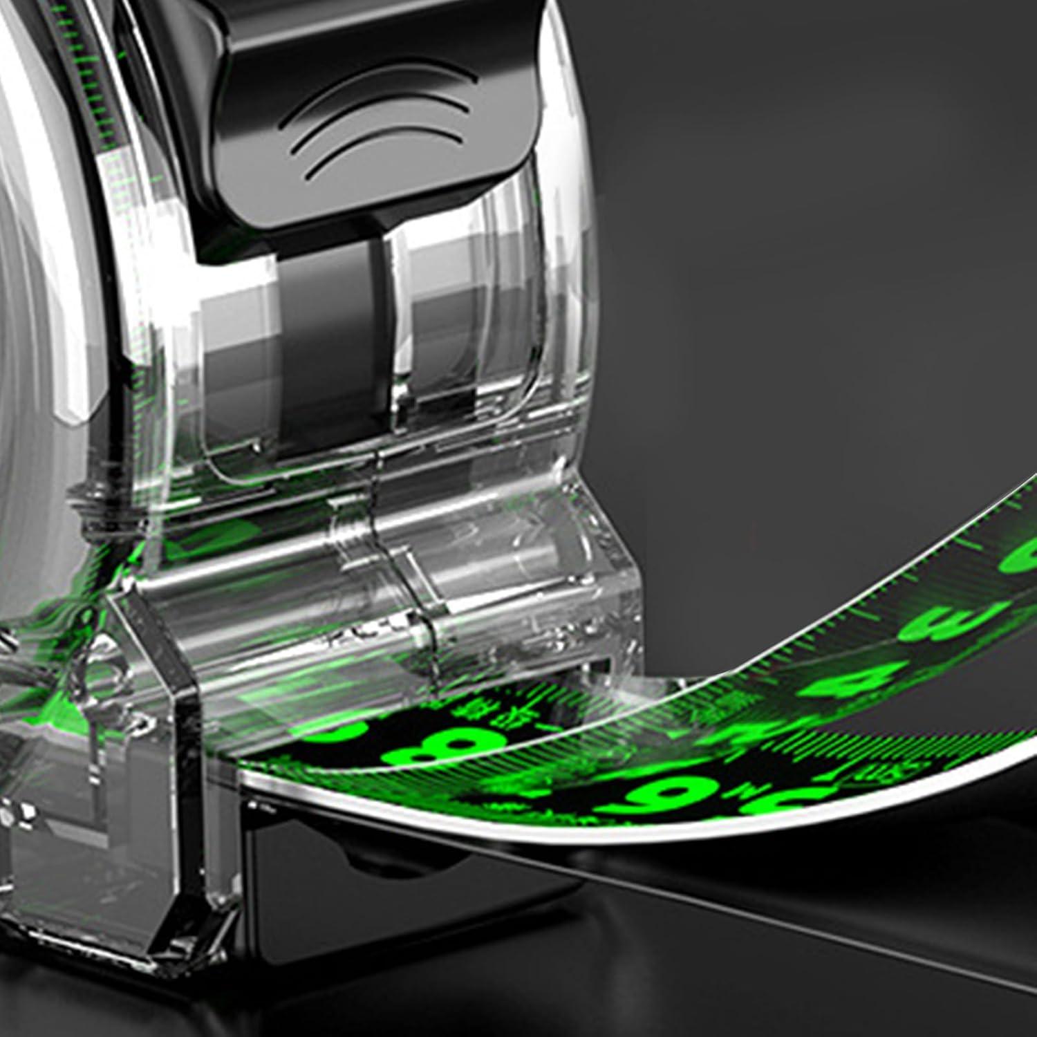 Cinta Métrica Retráctil Hilitand 5m Acero Inoxidable Gruesa