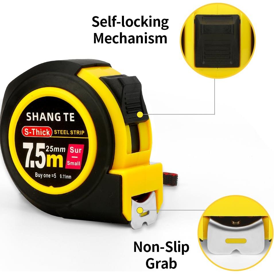 Cinta Métrica 2 Paquetes 7,62m con Fracciones UnslQonds