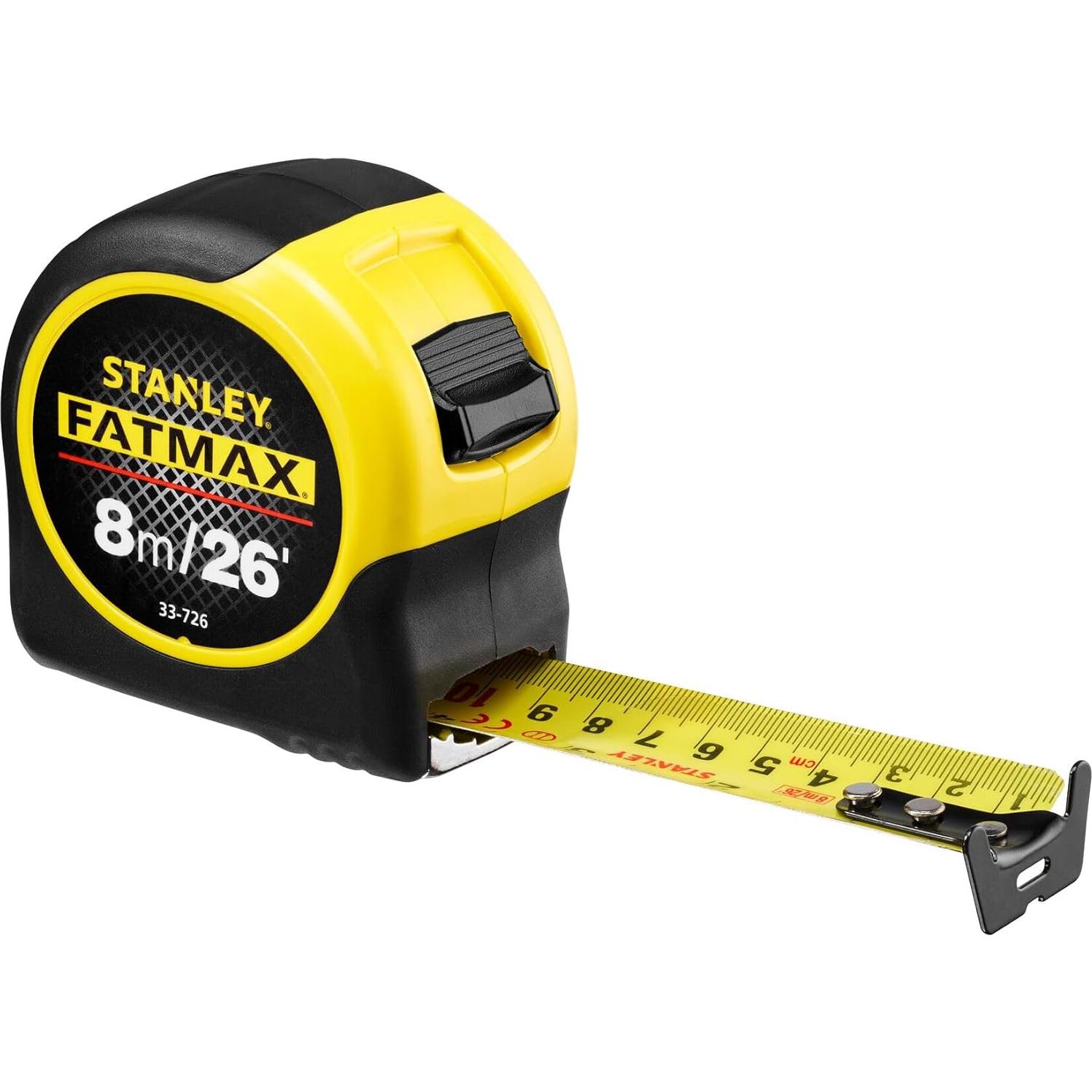 Cinta Métrica Stanley Fatmax 8m Doble Escala Mylar