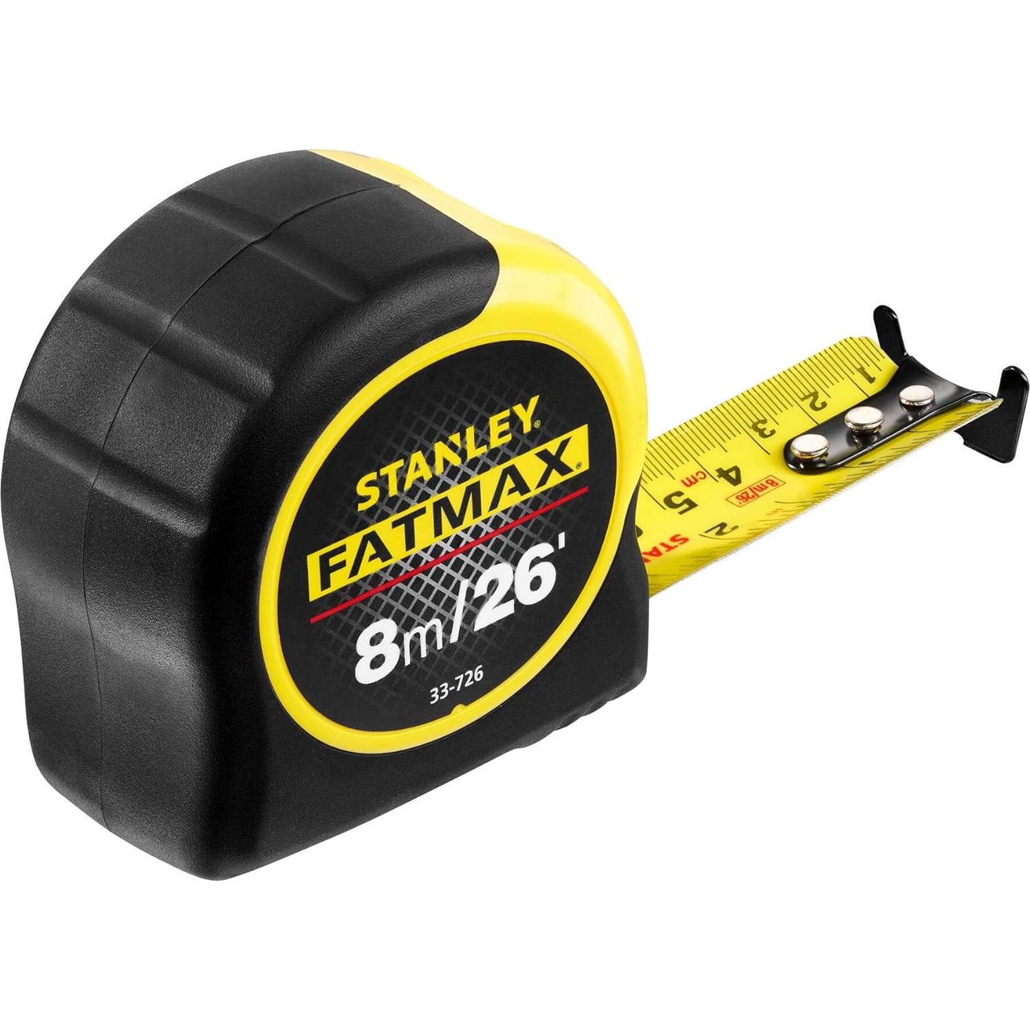 Cinta Métrica Stanley Fatmax 8m Doble Escala Mylar