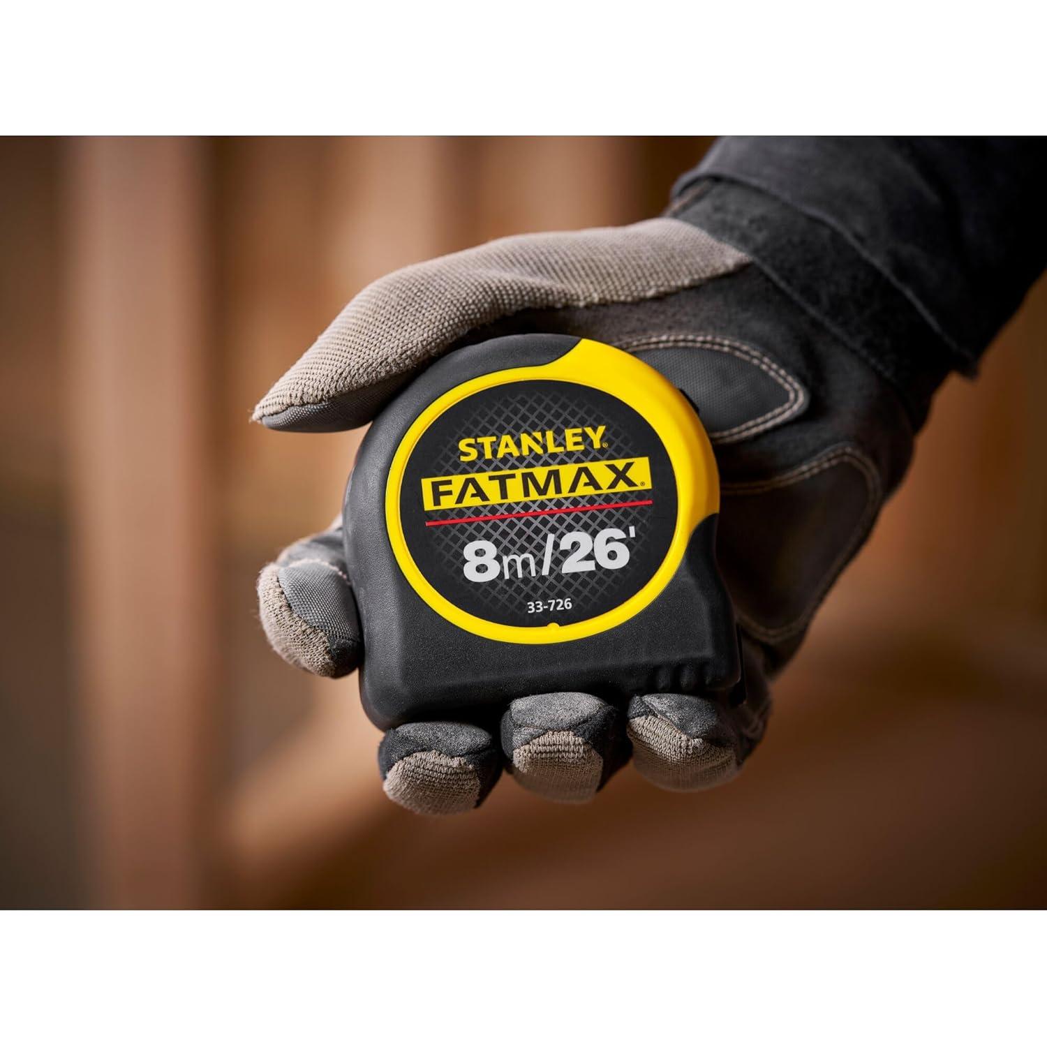 Cinta Métrica Stanley Fatmax 8m Doble Escala Mylar