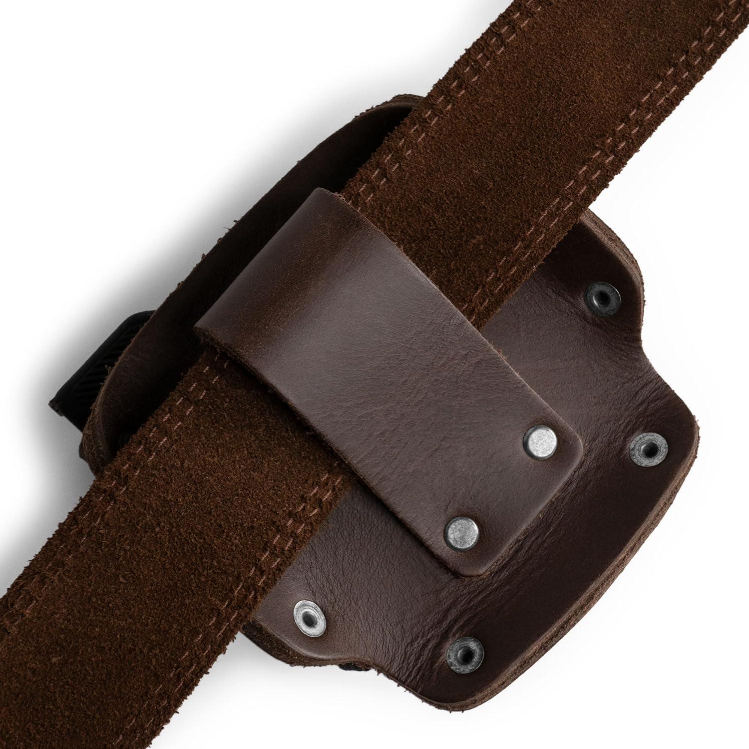 Soporte de Herramienta Hide & Drink en Cuero Marrón 10.8x9.5 cm