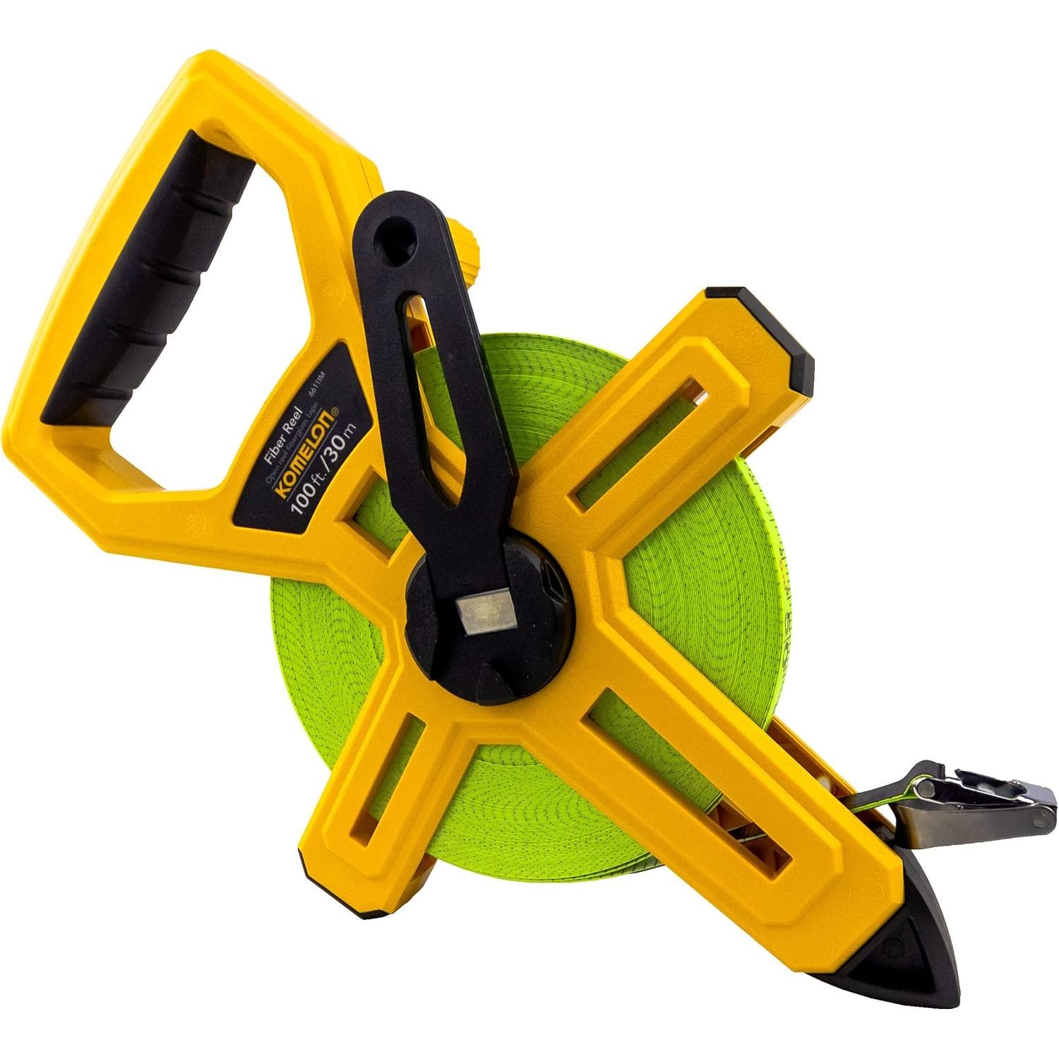 Cinta Métrica Komelon 6611IM 30m Fibra de Vidrio Doble Escala