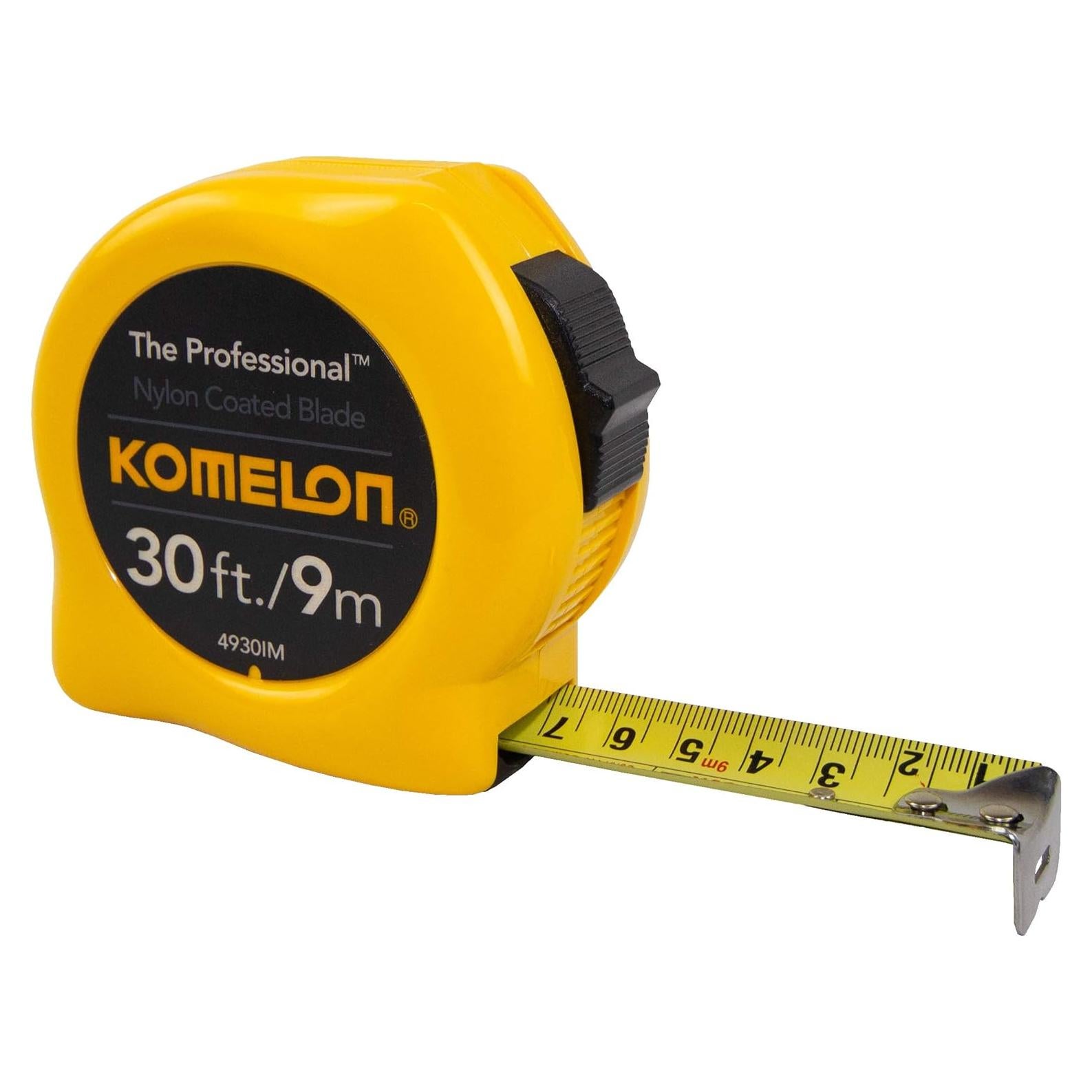 Cinta Métrica Komelon 4930IM 9 m con Estuche Ergonómico