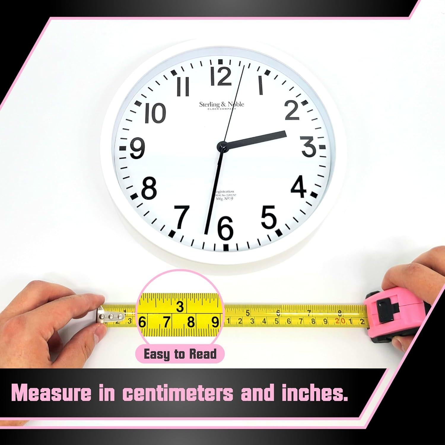 Cinta Métrica Bullseye 3.6m Rosa Compacta Retráctil